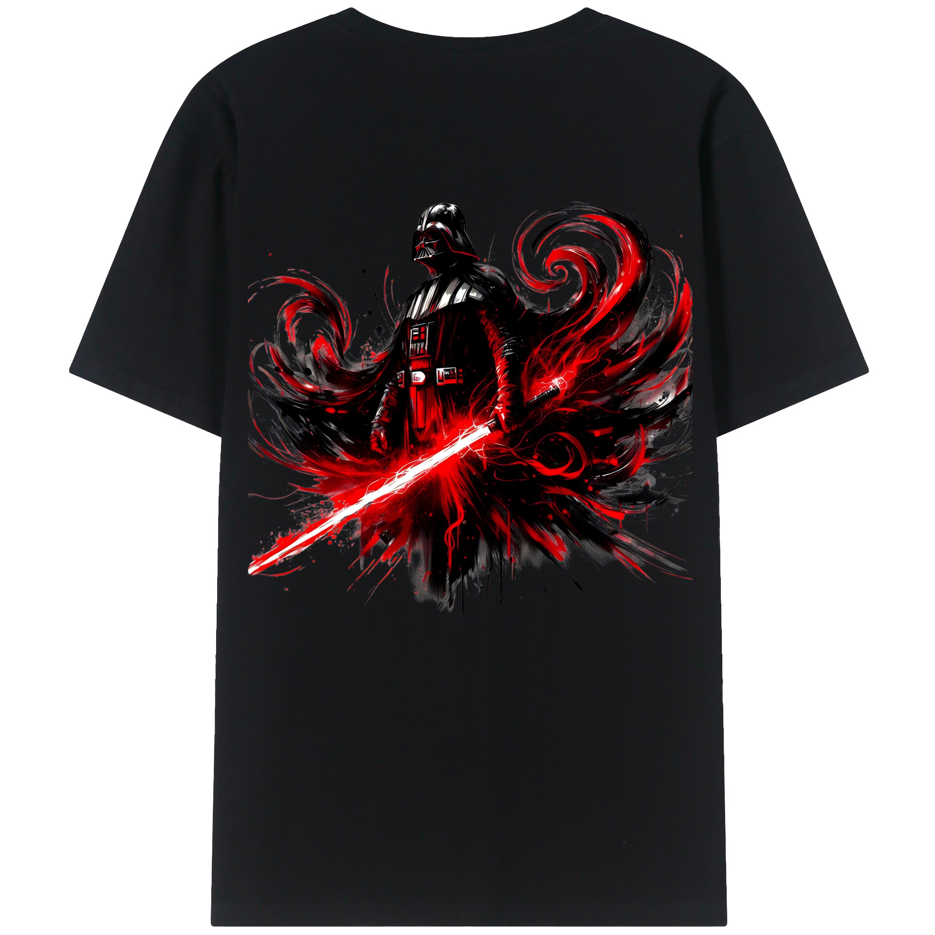 （画像用） スター・ウォーズ Star Wars 綿100％ メンズ半袖Tシャツ（バックプリント） 通気性