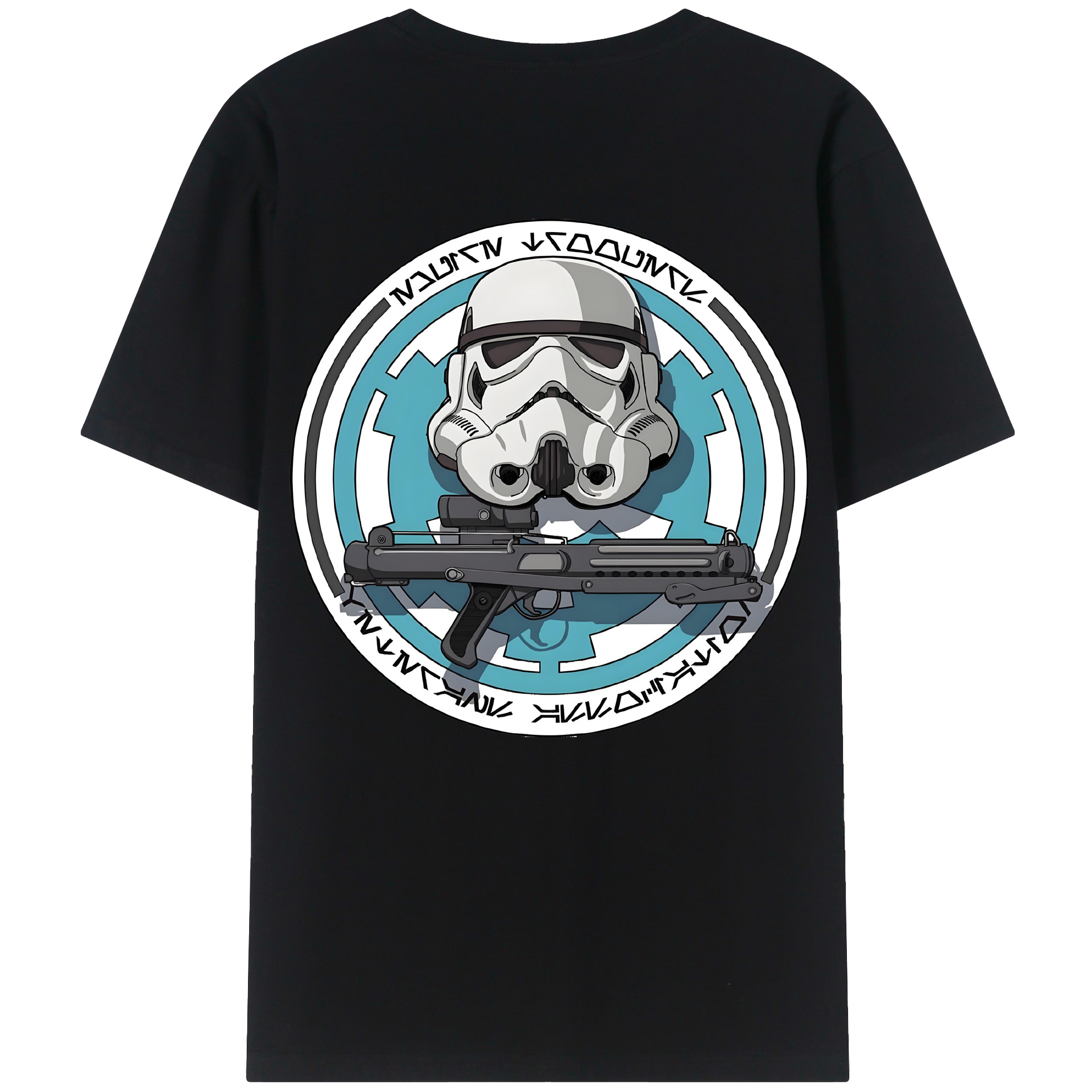 （画像用） スター・ウォーズ Star Wars 綿100％ メンズ半袖Tシャツ（バックプリント） 通気性