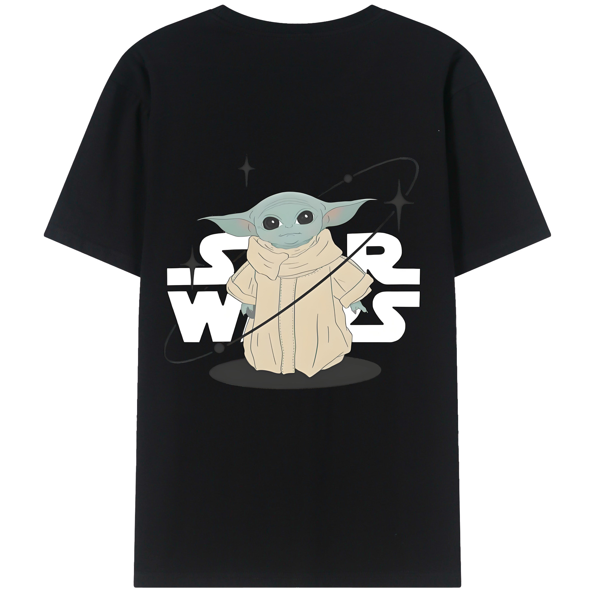（画像用） スター・ウォーズ Star Wars 綿100％ メンズ半袖Tシャツ（バックプリント） 通気性