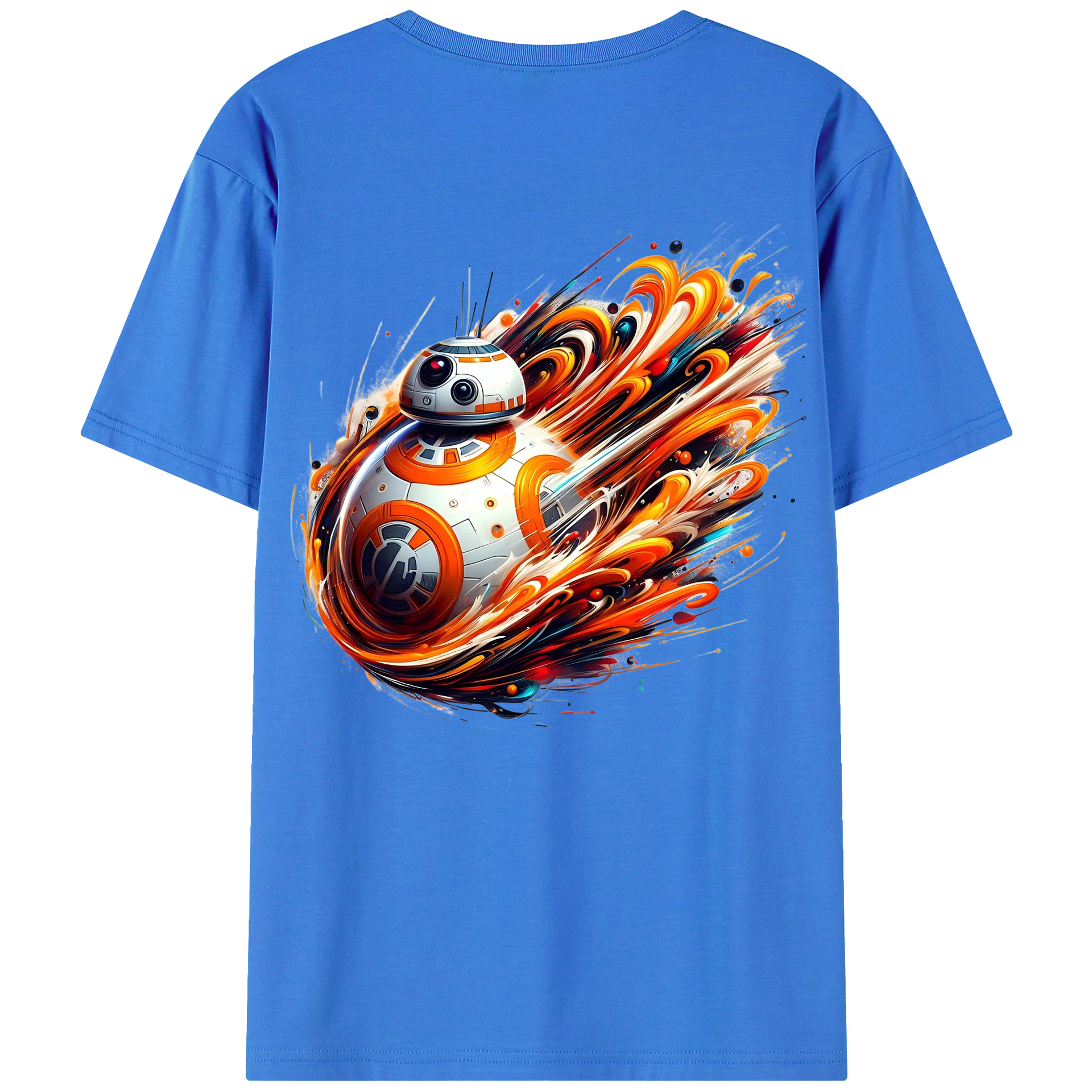 （画像用） スター・ウォーズ Star Wars 綿100％ メンズ半袖Tシャツ（バックプリント） 通気性