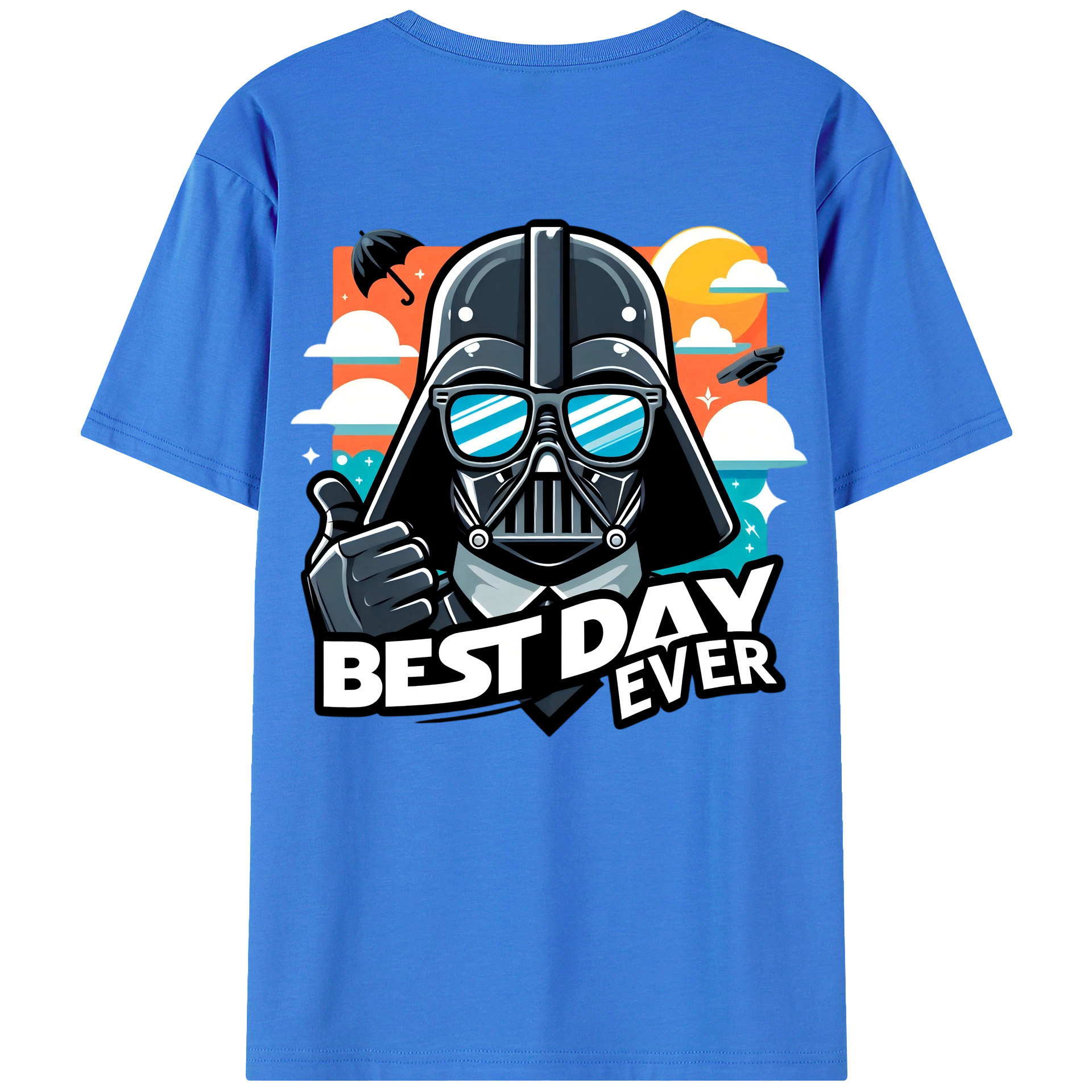 （画像用） スター・ウォーズ Star Wars 綿100％ メンズ半袖Tシャツ（バックプリント） 通気性
