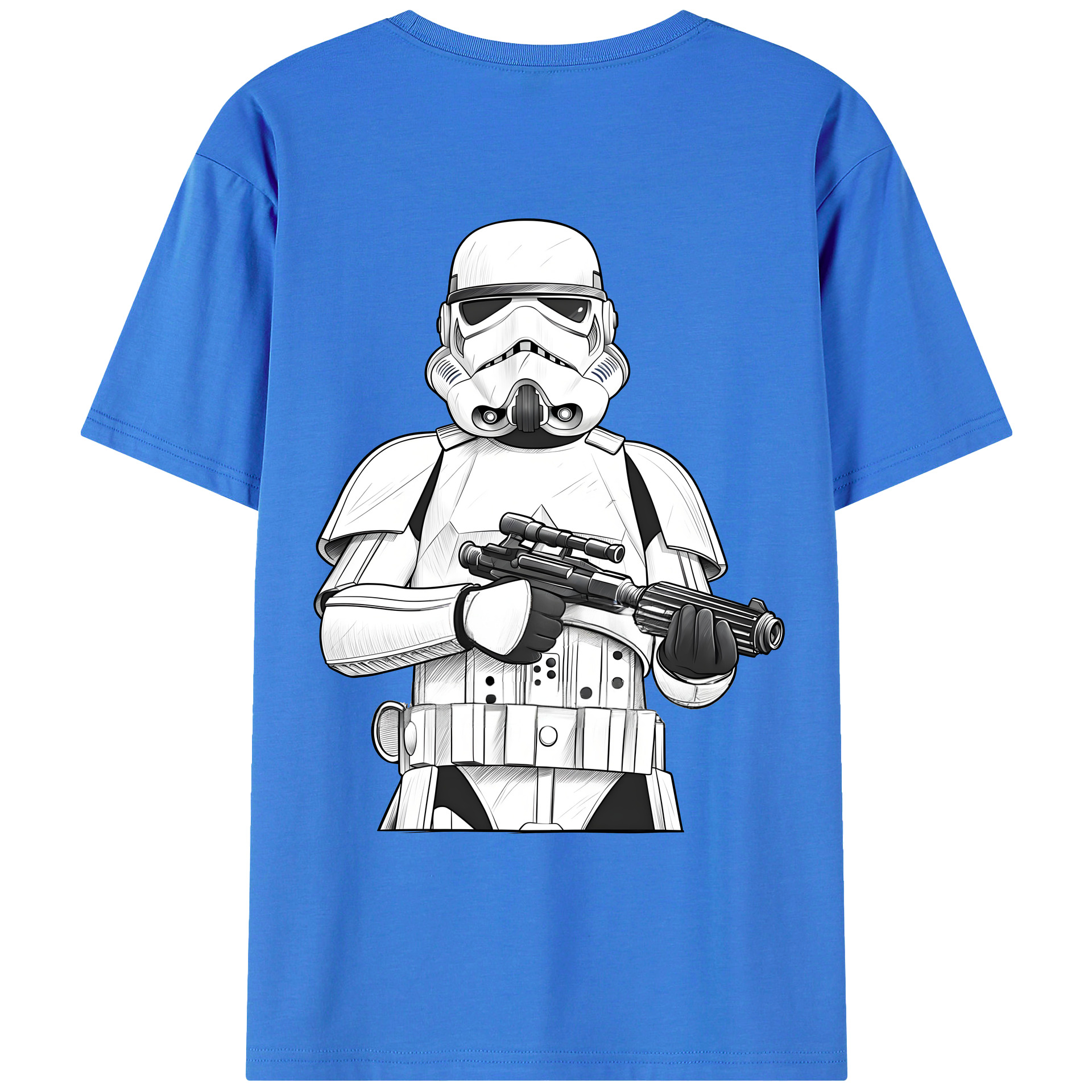 （画像用） スター・ウォーズ Star Wars 綿100％ メンズ半袖Tシャツ（バックプリント） 通気性