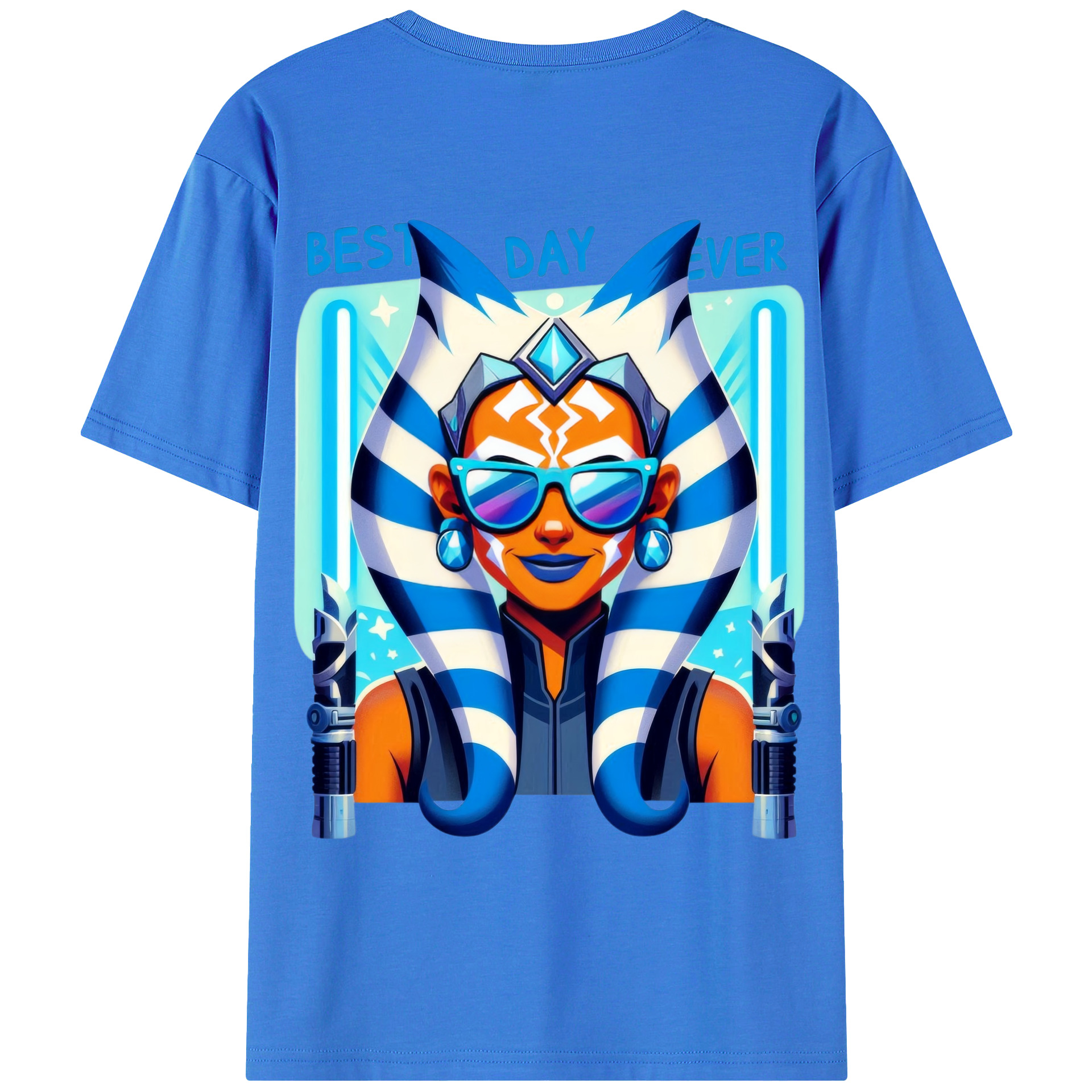 （画像用） スター・ウォーズ Star Wars 綿100％ メンズ半袖Tシャツ（バックプリント） 通気性