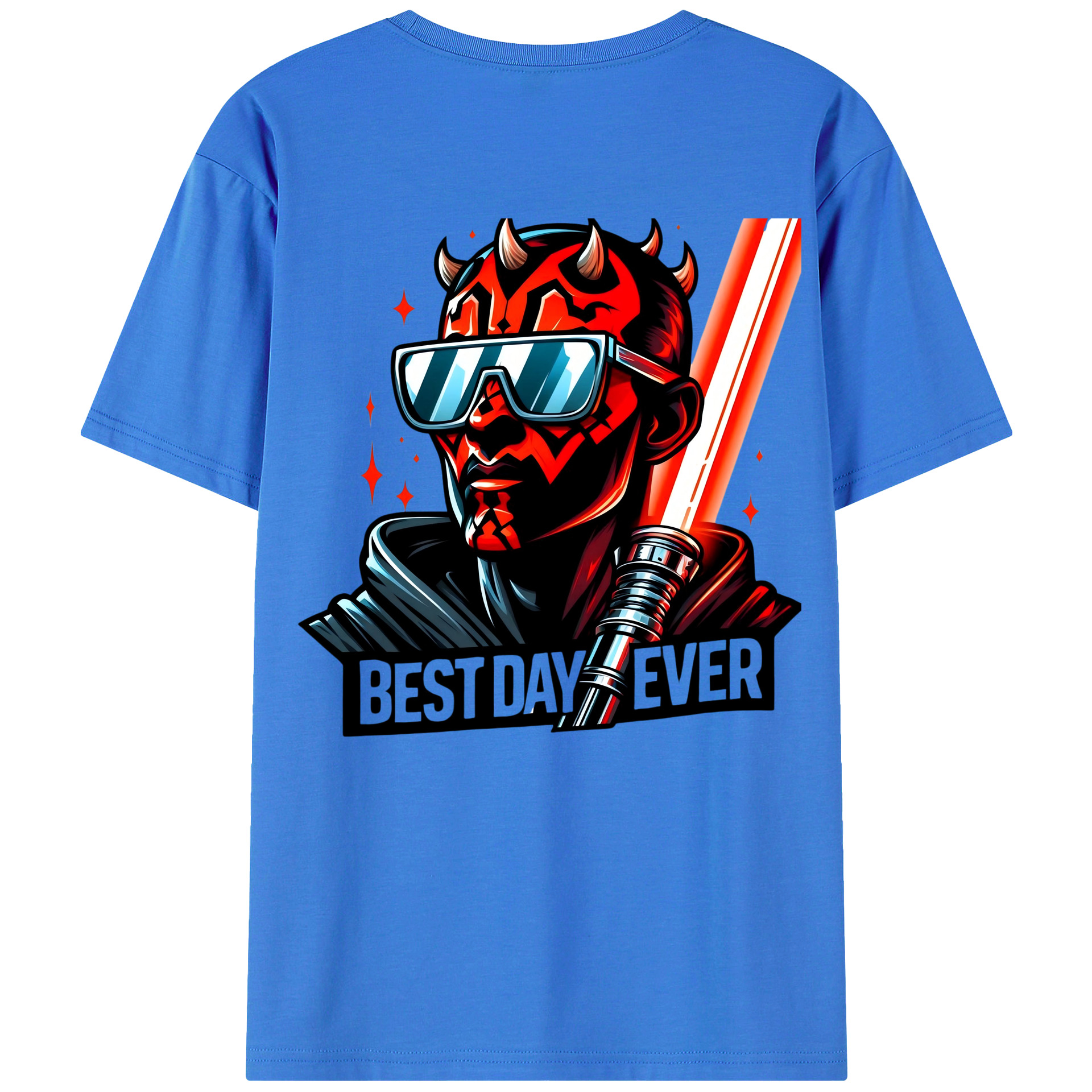 （画像用） スター・ウォーズ Star Wars 綿100％ メンズ半袖Tシャツ（バックプリント） 通気性