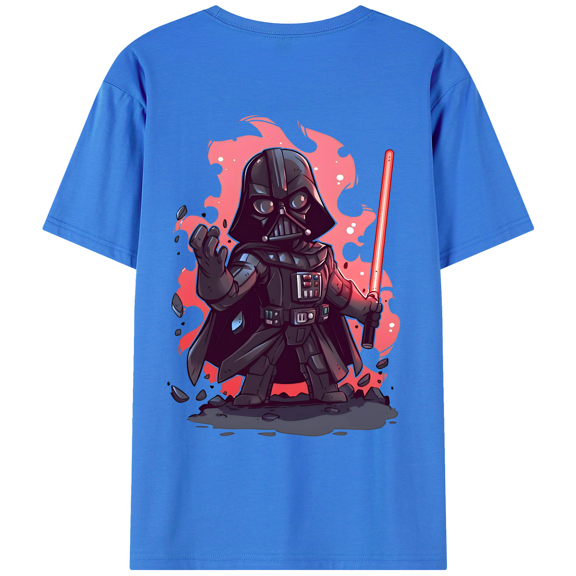 （画像用） スター・ウォーズ Star Wars 綿100％ メンズ半袖Tシャツ（バックプリント） 通気性