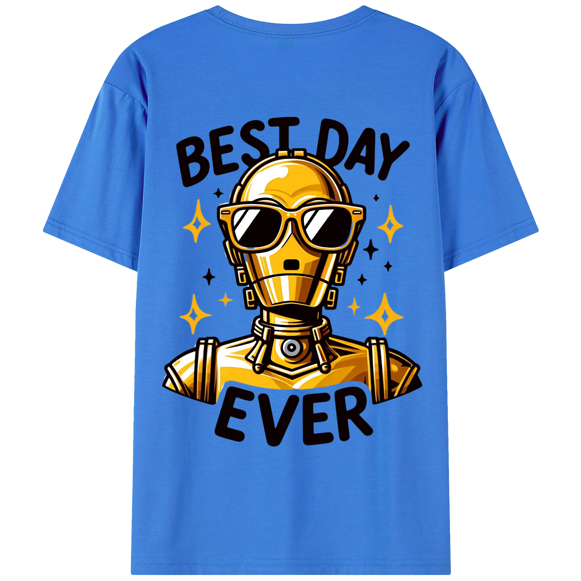 （画像用） スター・ウォーズ Star Wars 綿100％ メンズ半袖Tシャツ（バックプリント） 通気性