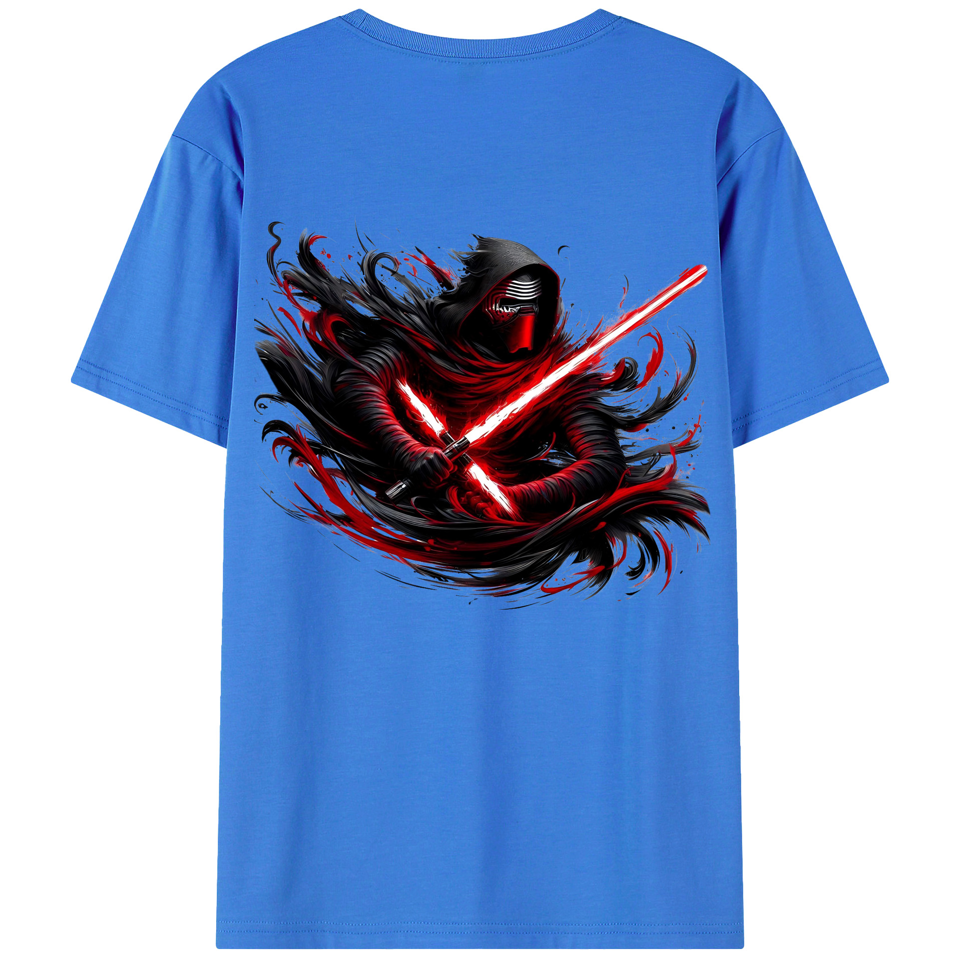 （画像用） スター・ウォーズ Star Wars 綿100％ メンズ半袖Tシャツ（バックプリント） 通気性