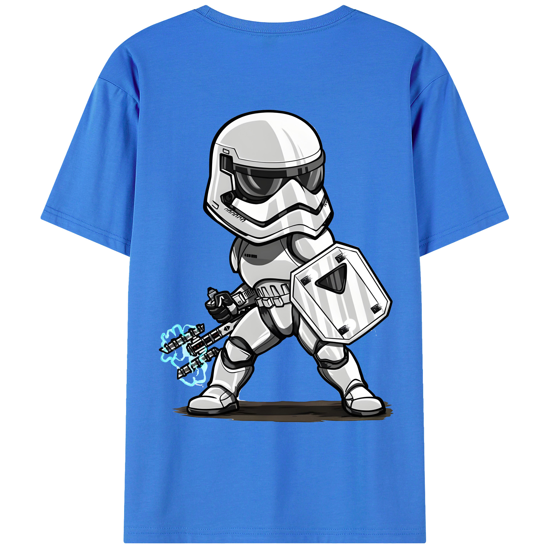 （画像用） スター・ウォーズ Star Wars 綿100％ メンズ半袖Tシャツ（バックプリント） 通気性