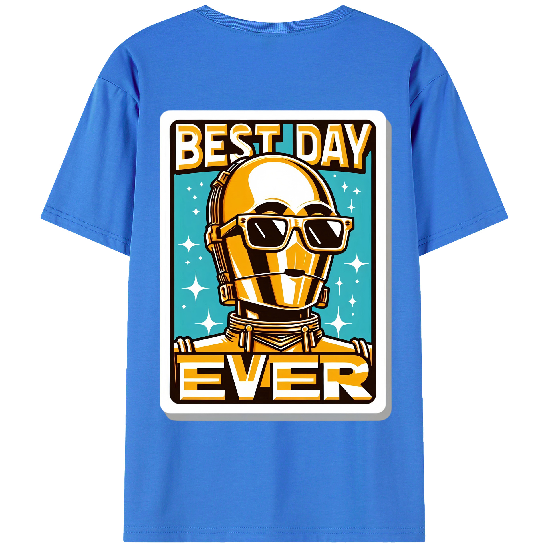 （画像用） スター・ウォーズ Star Wars 綿100％ メンズ半袖Tシャツ（バックプリント） 通気性