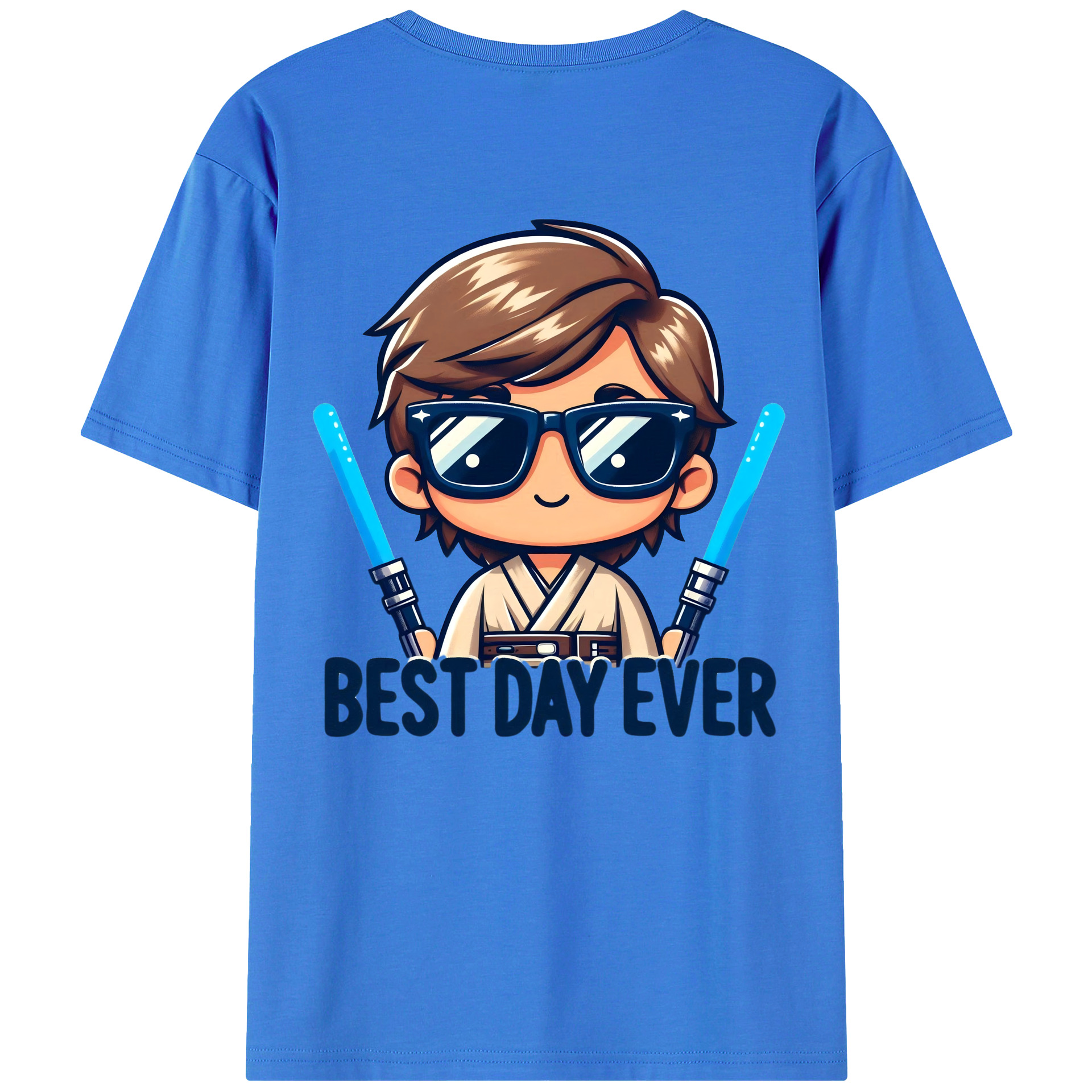 （画像用） スター・ウォーズ Star Wars 綿100％ メンズ半袖Tシャツ（バックプリント） 通気性