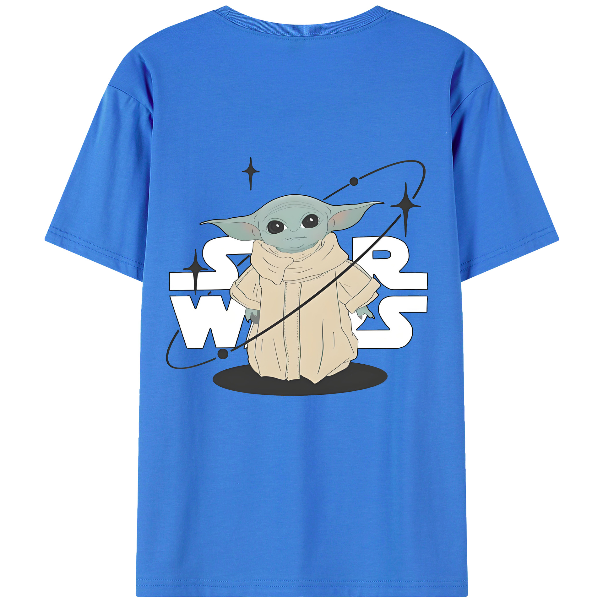 （画像用） スター・ウォーズ Star Wars 綿100％ メンズ半袖Tシャツ（バックプリント） 通気性