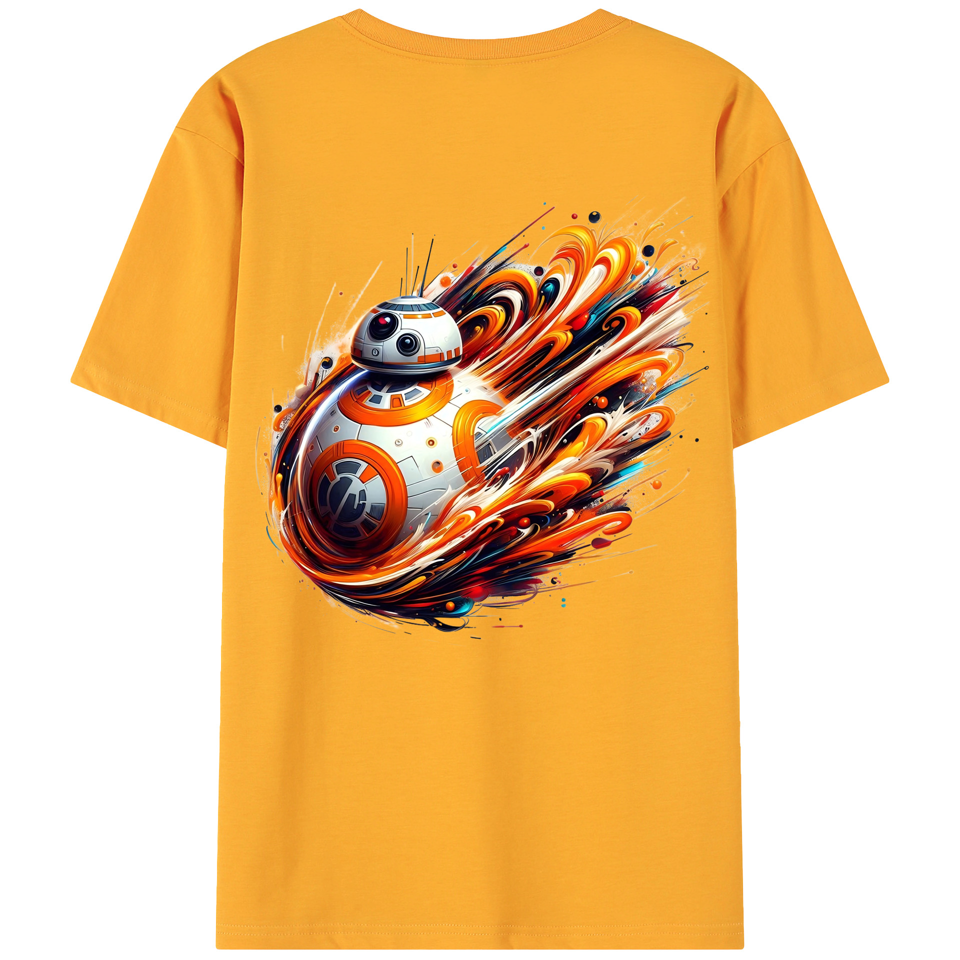（画像用） スター・ウォーズ Star Wars 綿100％ メンズ半袖Tシャツ（バックプリント） 通気性