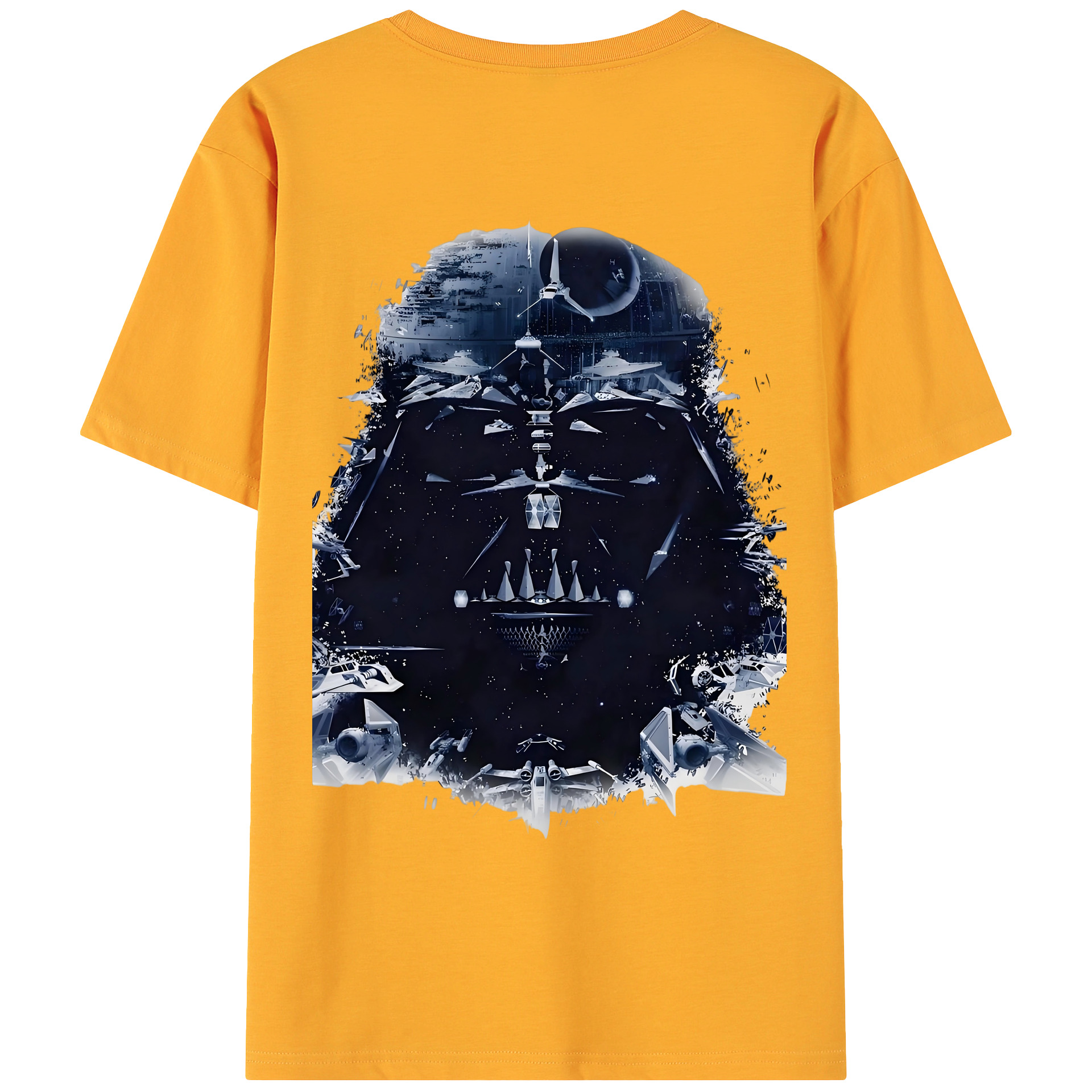（画像用） スター・ウォーズ Star Wars 綿100％ メンズ半袖Tシャツ（バックプリント） 通気性