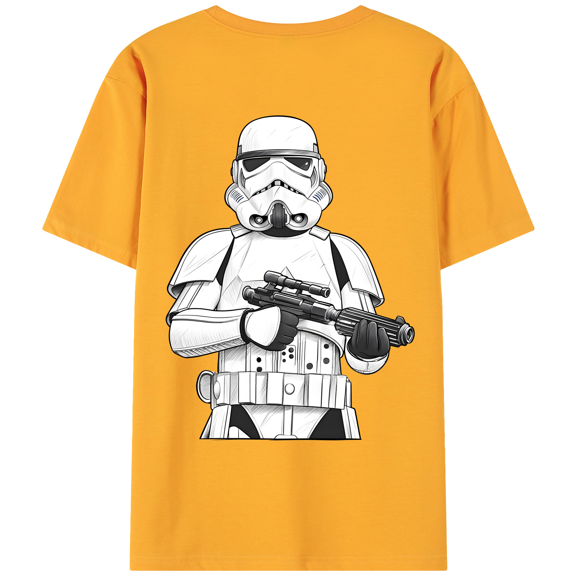 （画像用） スター・ウォーズ Star Wars 綿100％ メンズ半袖Tシャツ（バックプリント） 通気性