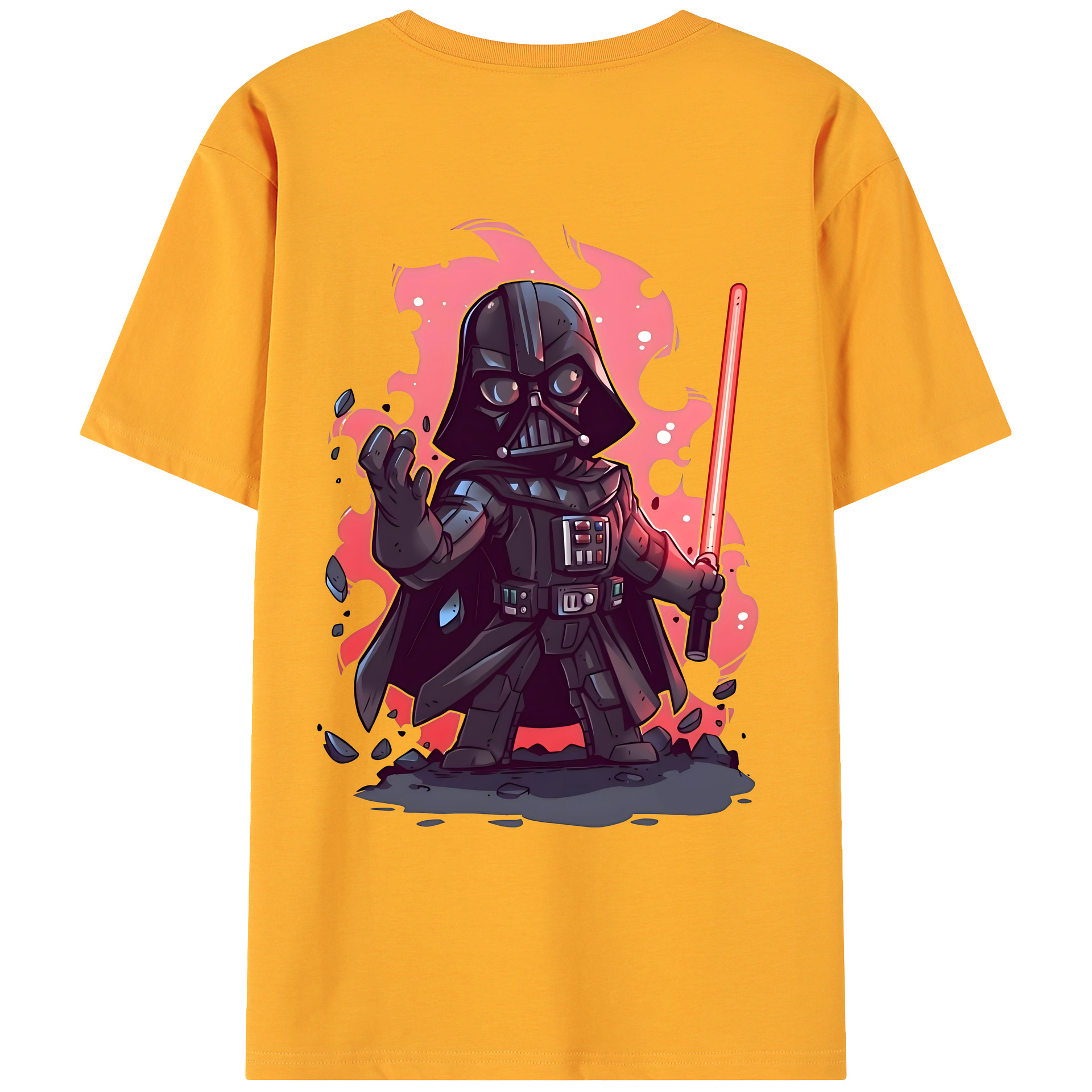 （画像用） スター・ウォーズ Star Wars 綿100％ メンズ半袖Tシャツ（バックプリント） 通気性