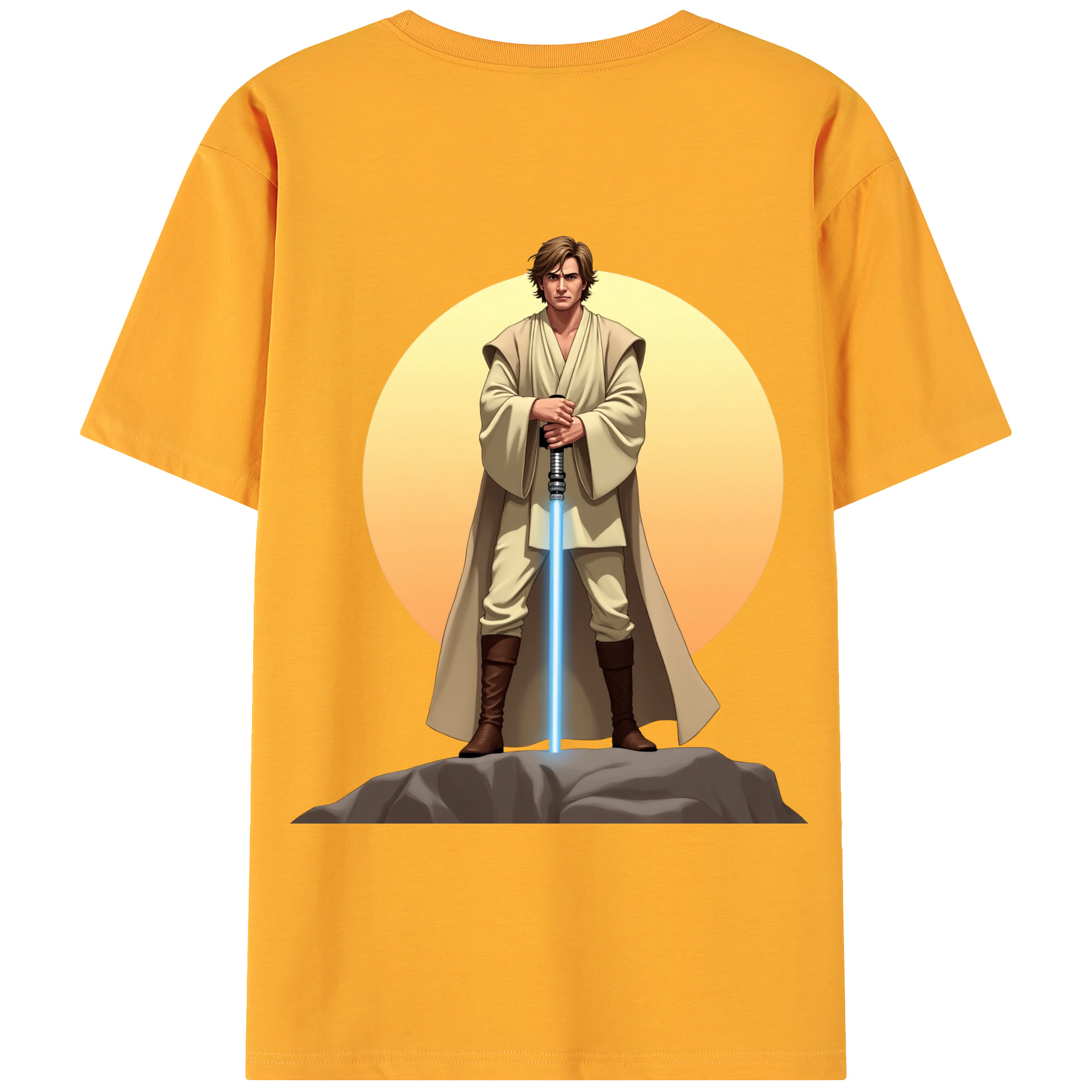 （画像用） スター・ウォーズ Star Wars 綿100％ メンズ半袖Tシャツ（バックプリント） 通気性