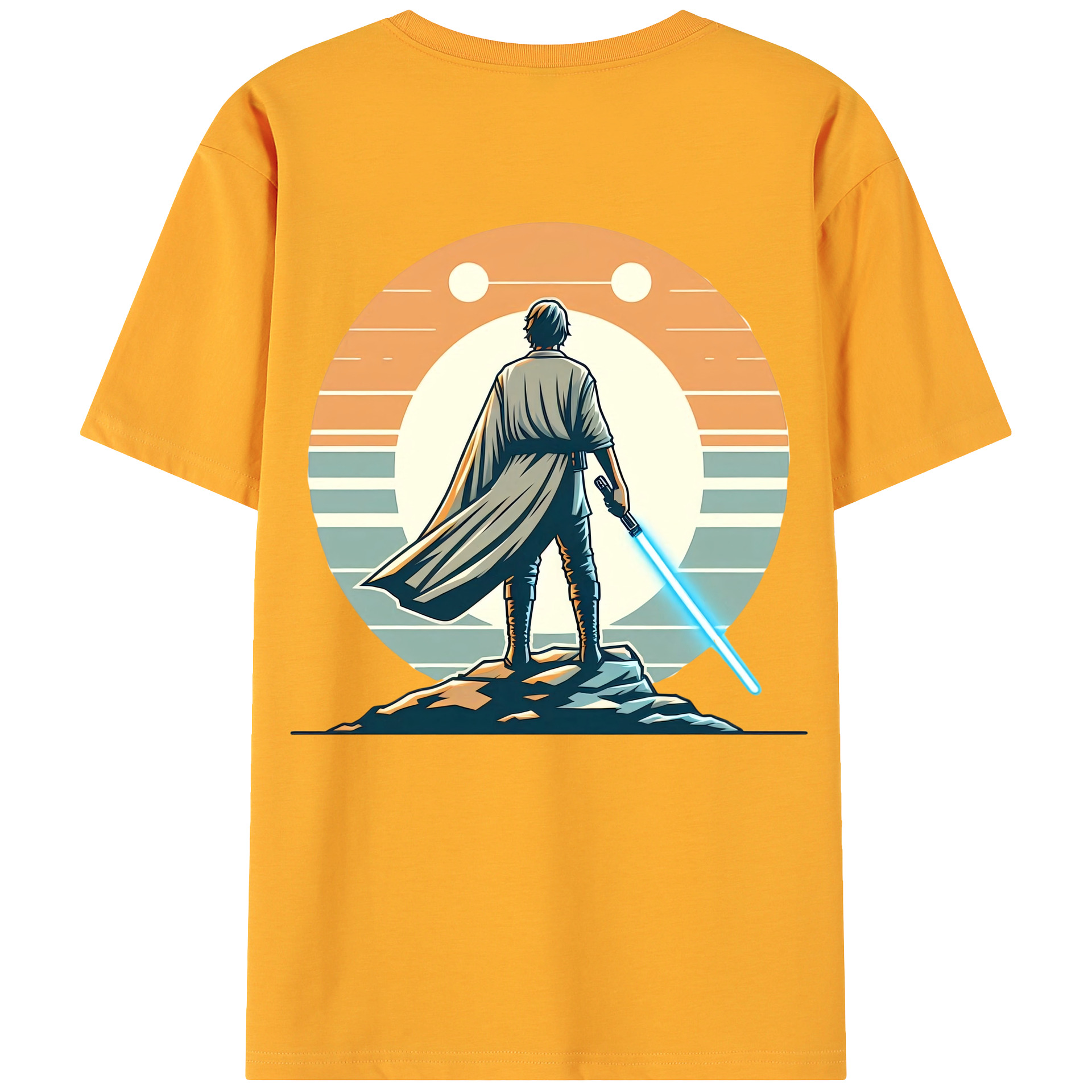 （画像用） スター・ウォーズ Star Wars 綿100％ メンズ半袖Tシャツ（バックプリント） 通気性