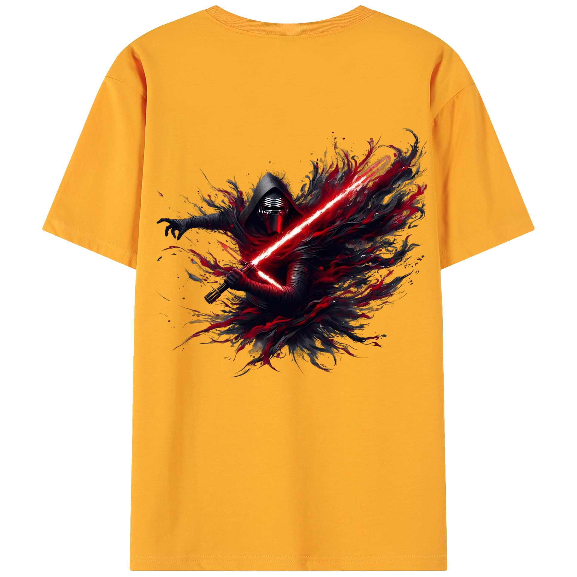 （画像用） スター・ウォーズ Star Wars 綿100％ メンズ半袖Tシャツ（バックプリント） 通気性