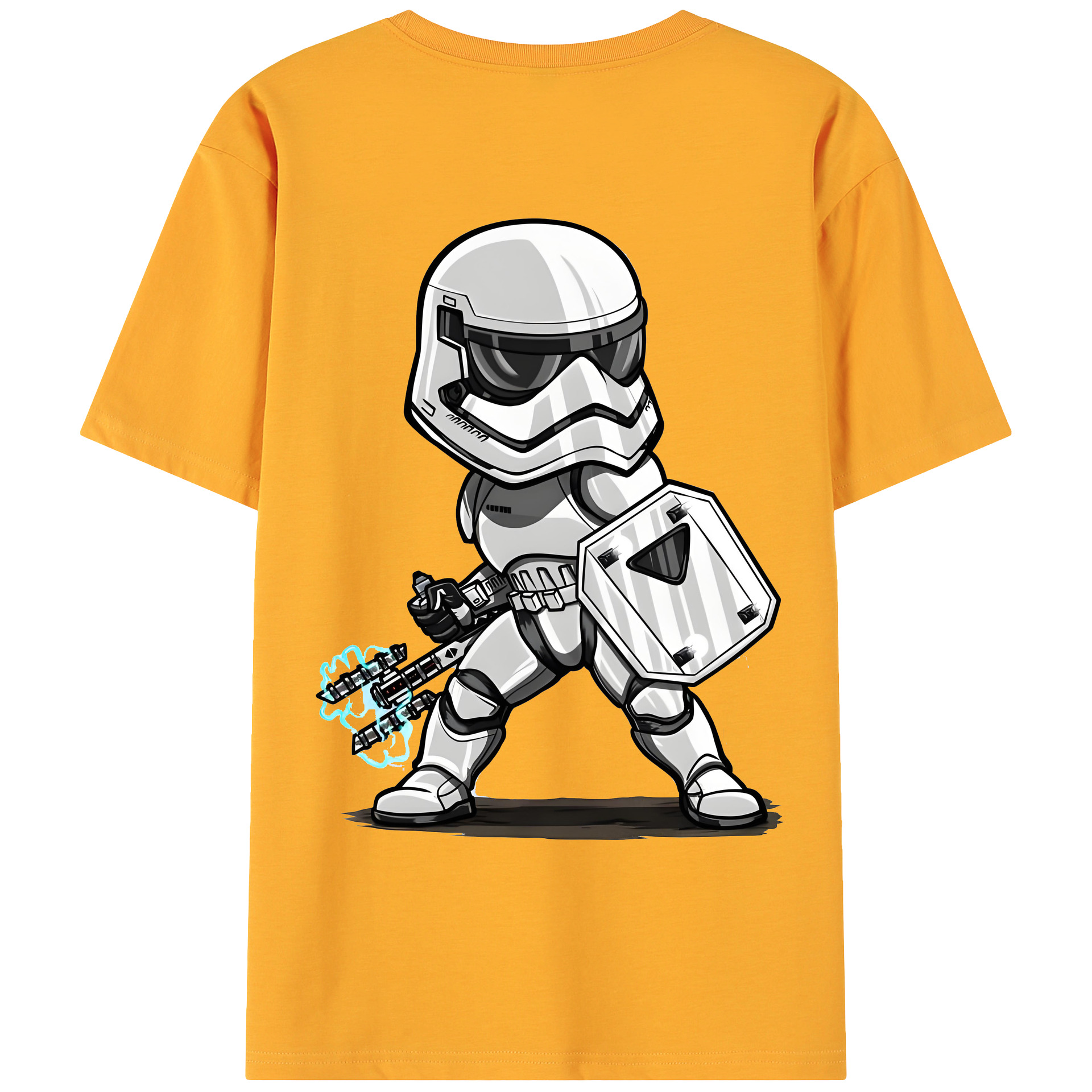 （画像用） スター・ウォーズ Star Wars 綿100％ メンズ半袖Tシャツ（バックプリント） 通気性