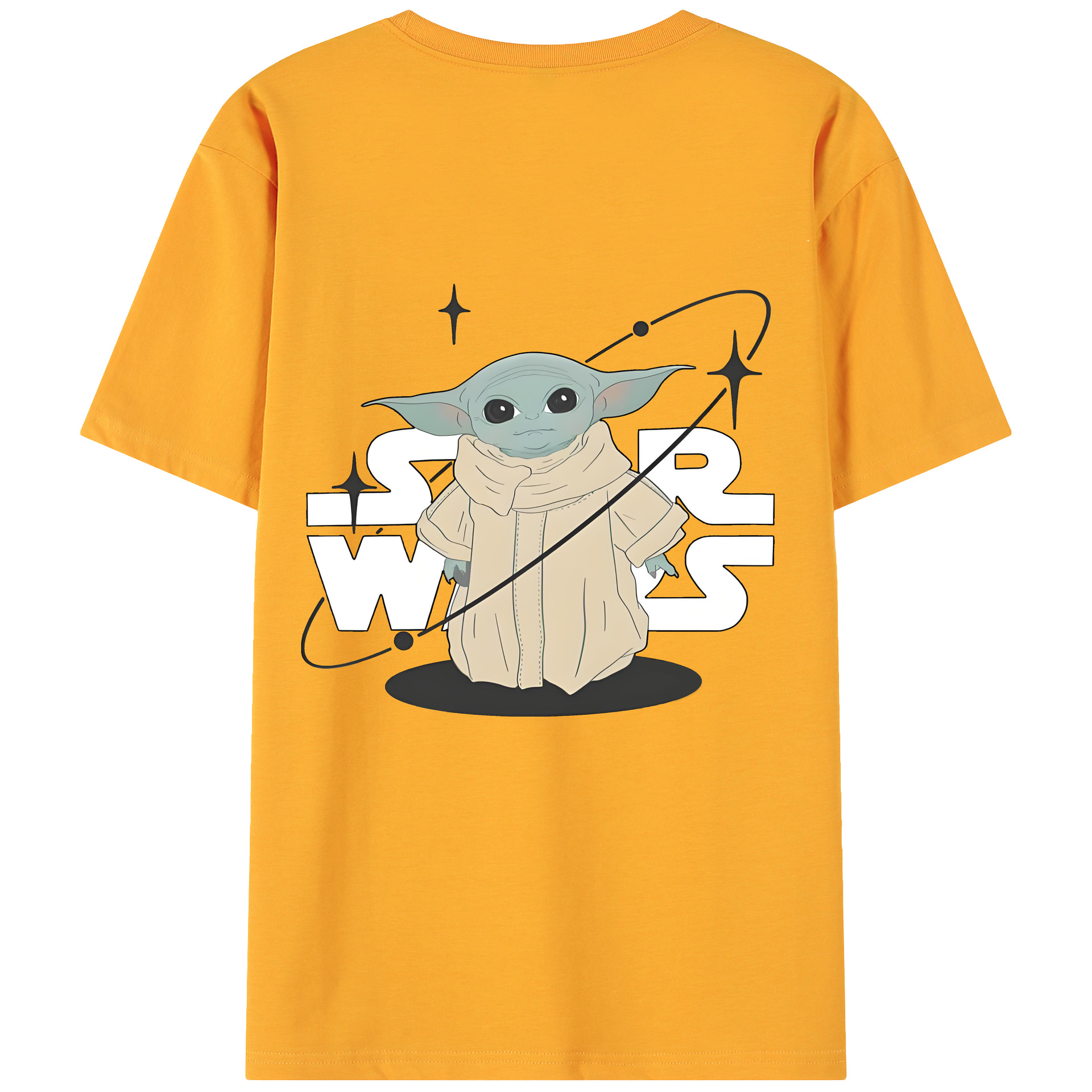 （画像用） スター・ウォーズ Star Wars 綿100％ メンズ半袖Tシャツ（バックプリント） 通気性