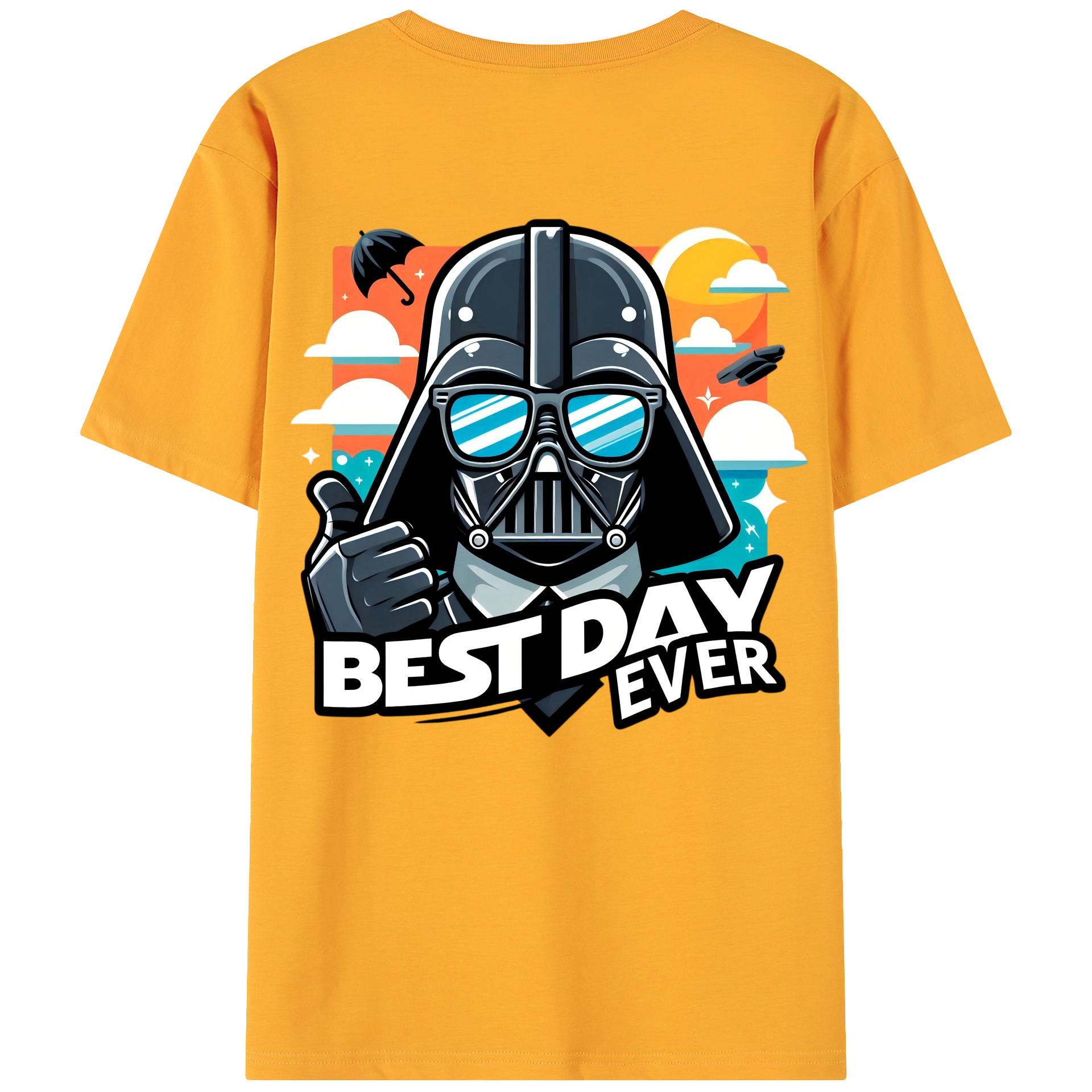 （画像用） スター・ウォーズ Star Wars 綿100％ メンズ半袖Tシャツ（バックプリント） 通気性