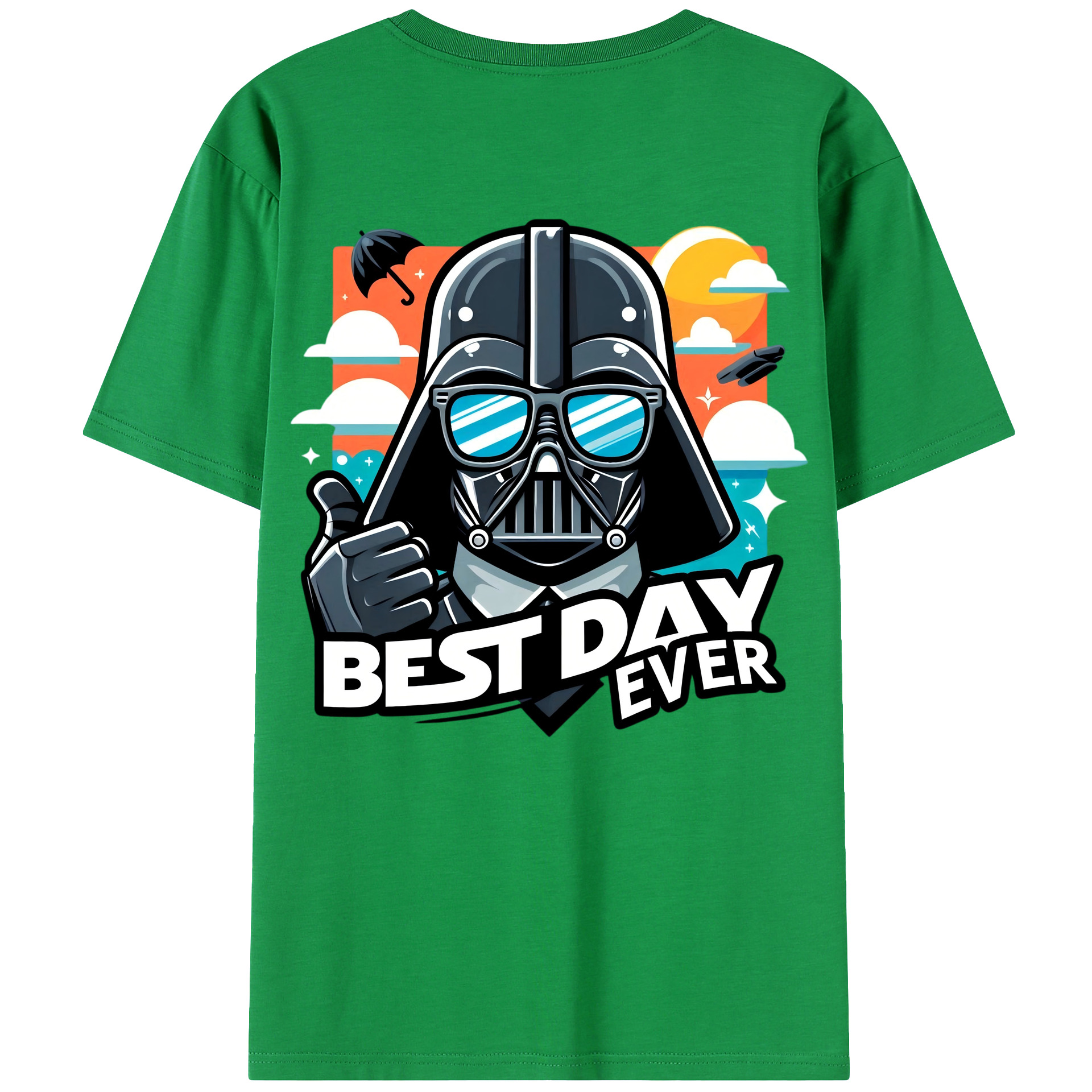 （画像用） スター・ウォーズ Star Wars 綿100％ メンズ半袖Tシャツ（バックプリント） 通気性