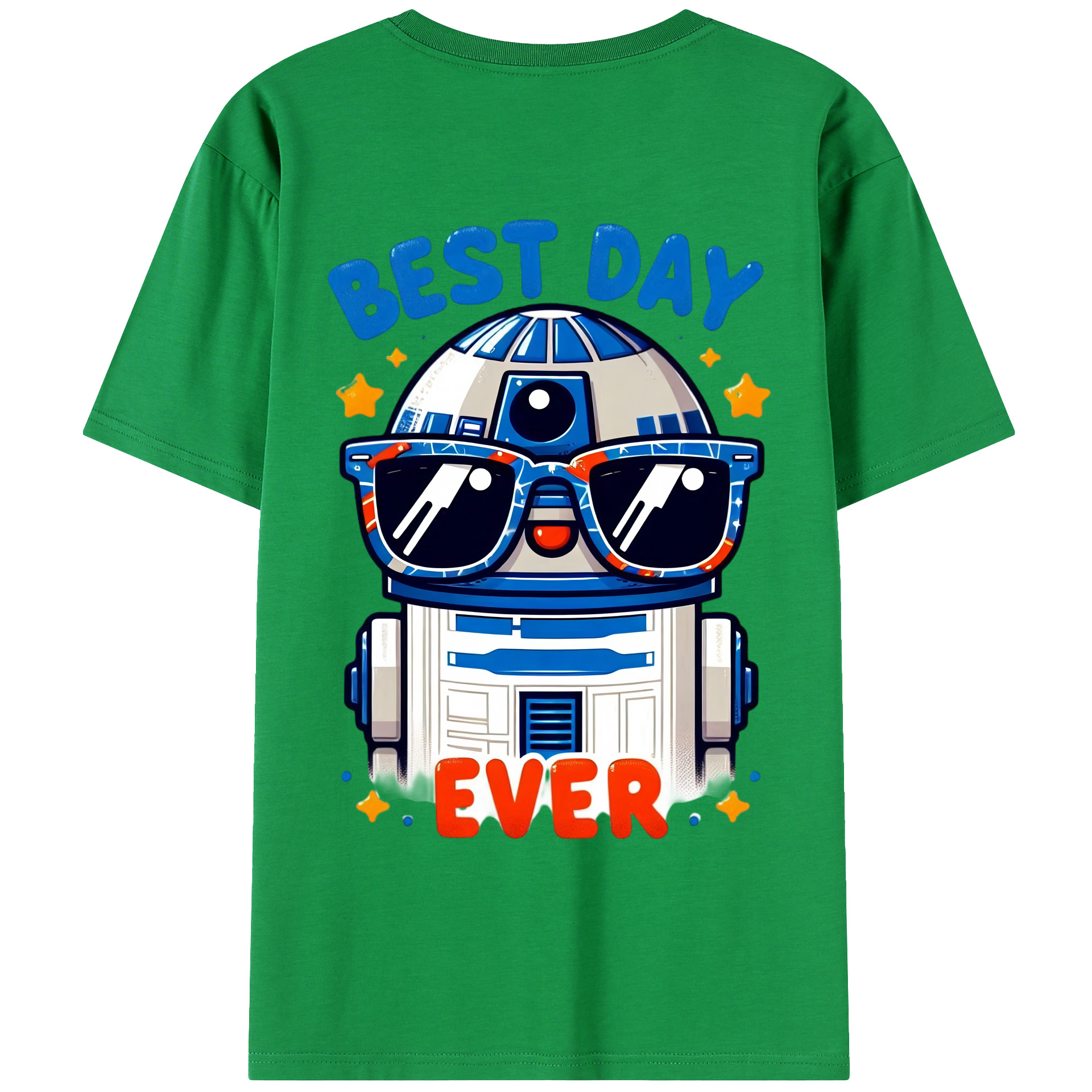 （画像用） スター・ウォーズ Star Wars 綿100％ メンズ半袖Tシャツ（バックプリント） 通気性