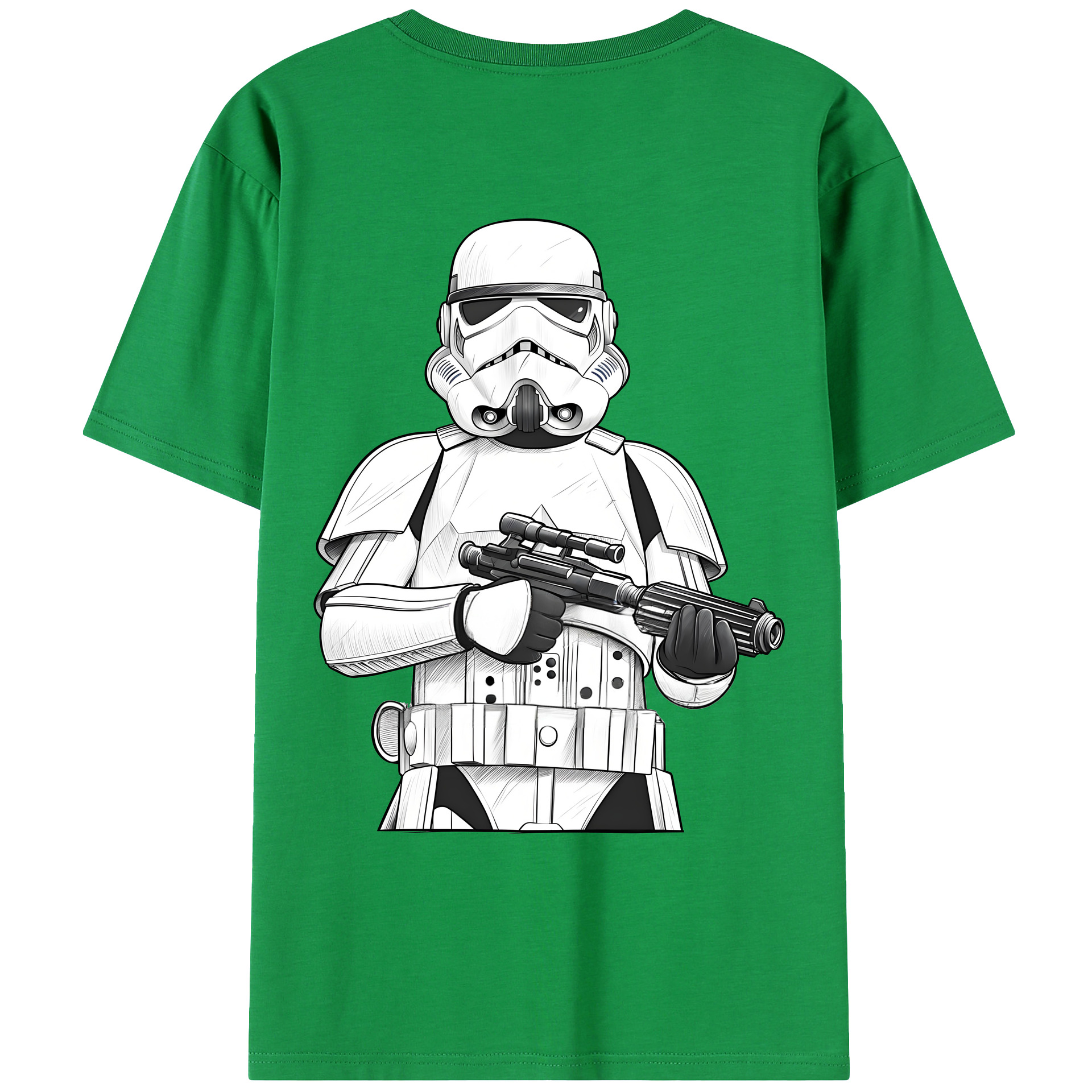 （画像用） スター・ウォーズ Star Wars 綿100％ メンズ半袖Tシャツ（バックプリント） 通気性