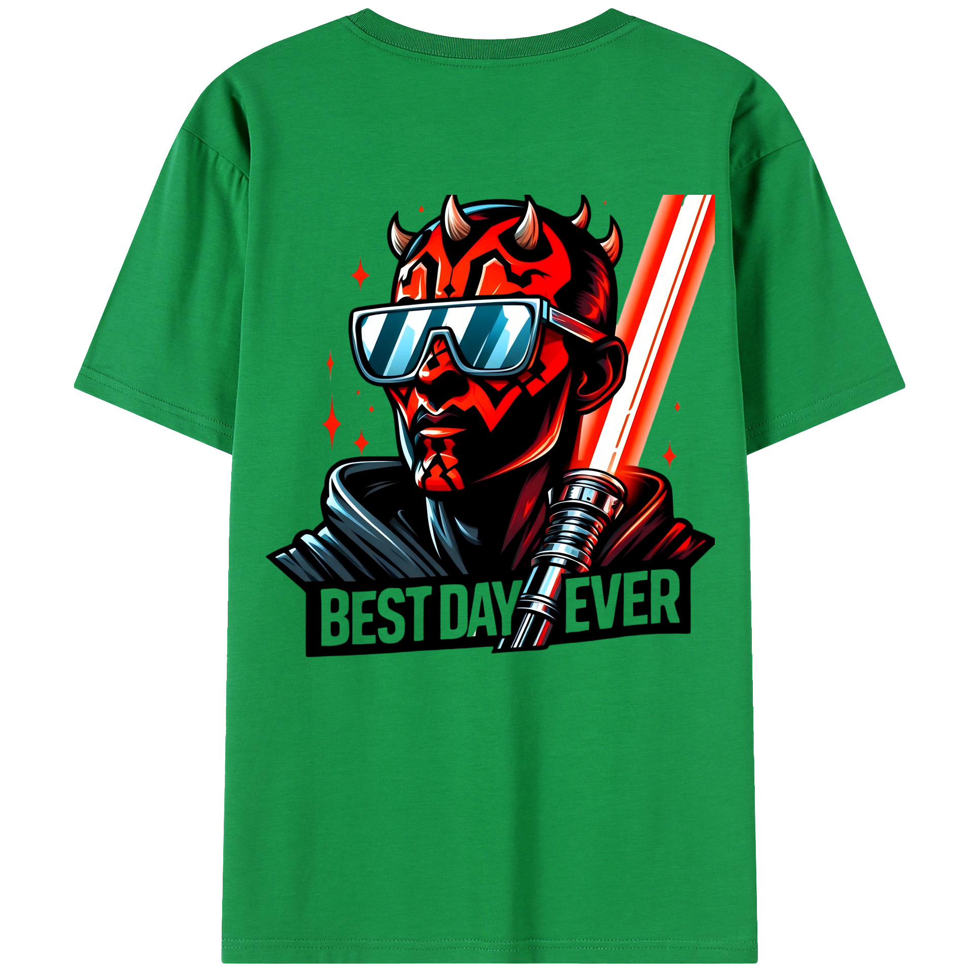 （画像用） スター・ウォーズ Star Wars 綿100％ メンズ半袖Tシャツ（バックプリント） 通気性