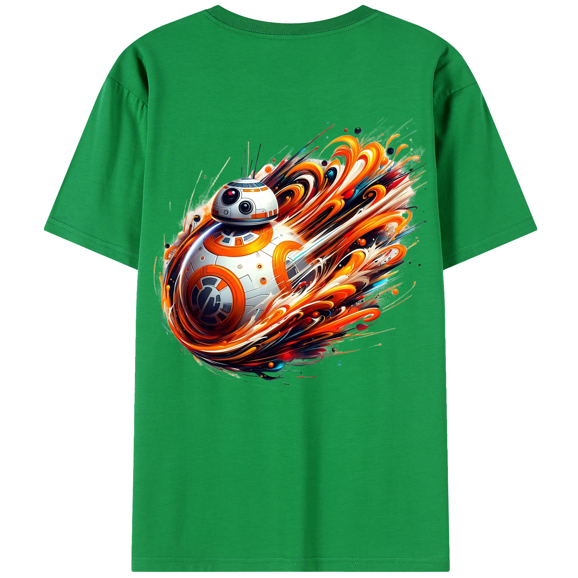 （画像用） スター・ウォーズ Star Wars 綿100％ メンズ半袖Tシャツ（バックプリント） 通気性