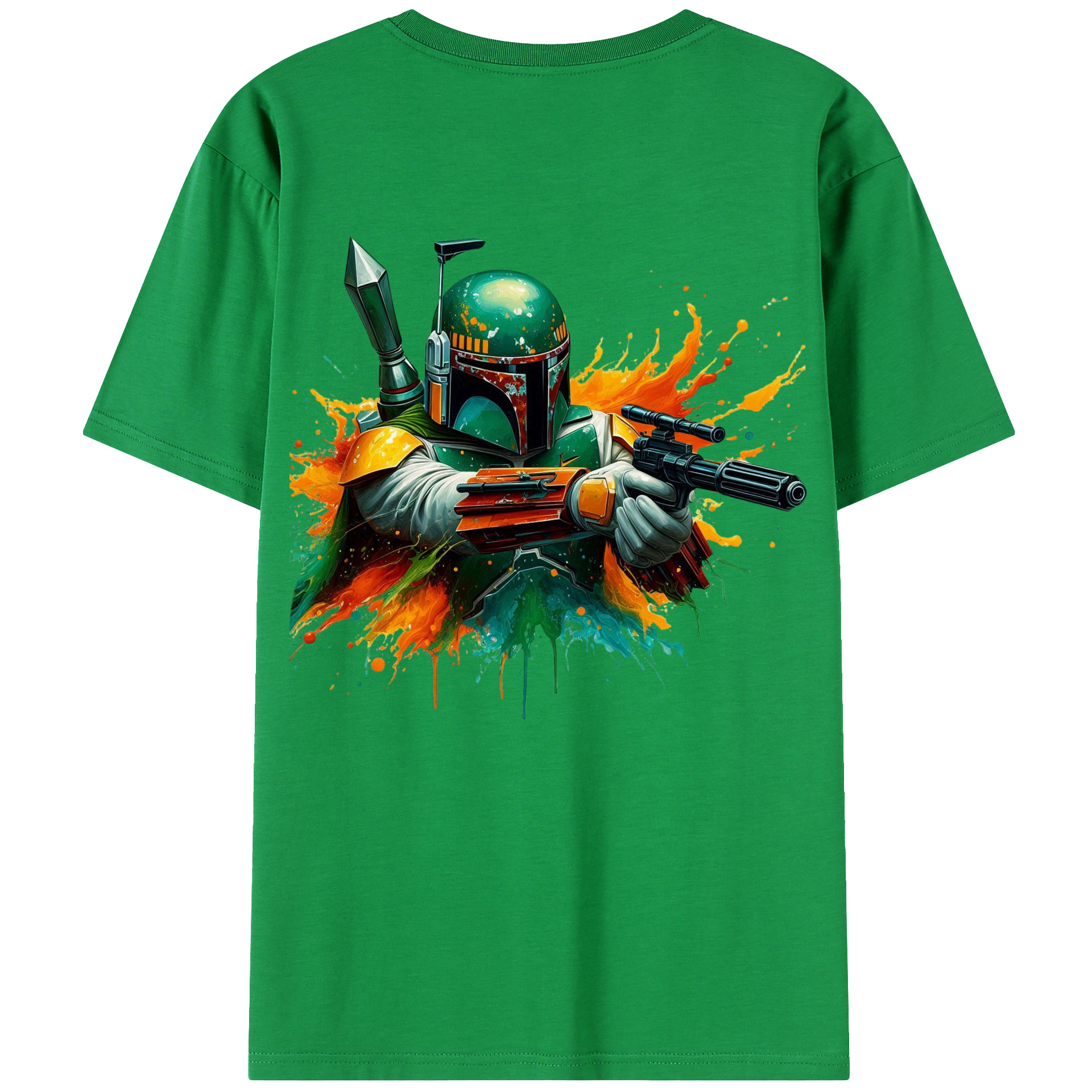 （画像用） スター・ウォーズ Star Wars 綿100％ メンズ半袖Tシャツ（バックプリント） 通気性