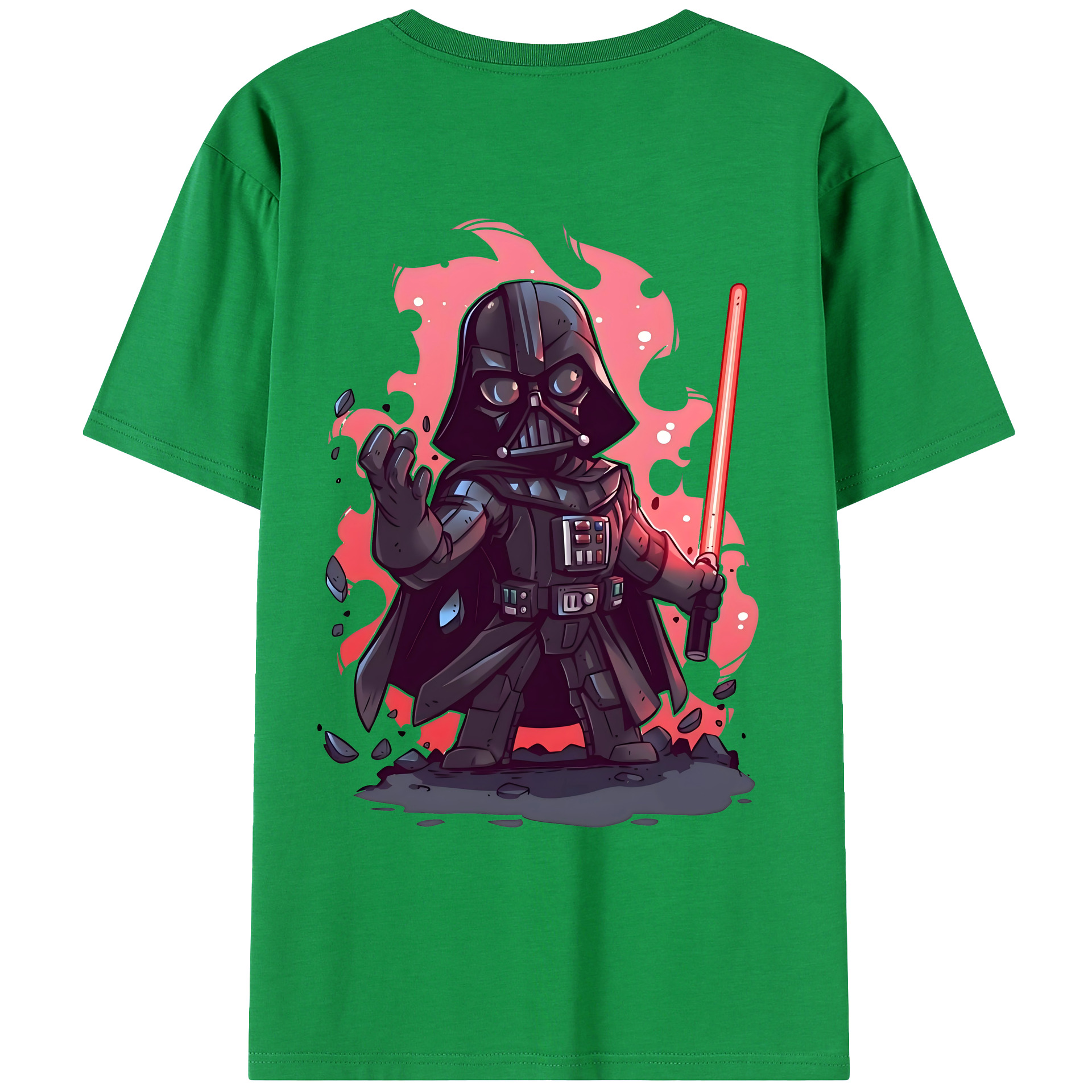 （画像用） スター・ウォーズ Star Wars 綿100％ メンズ半袖Tシャツ（バックプリント） 通気性