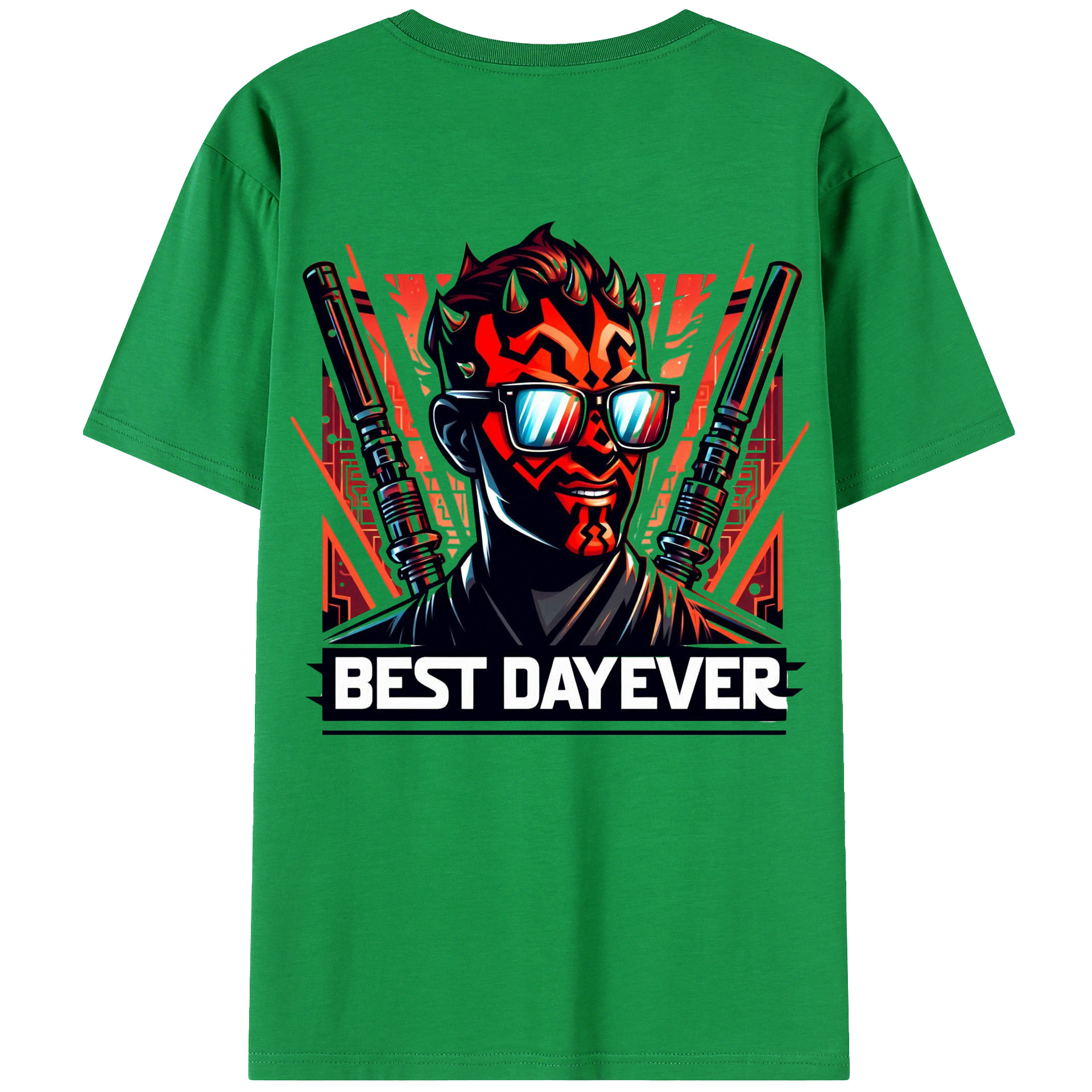 （画像用） スター・ウォーズ Star Wars 綿100％ メンズ半袖Tシャツ（バックプリント） 通気性