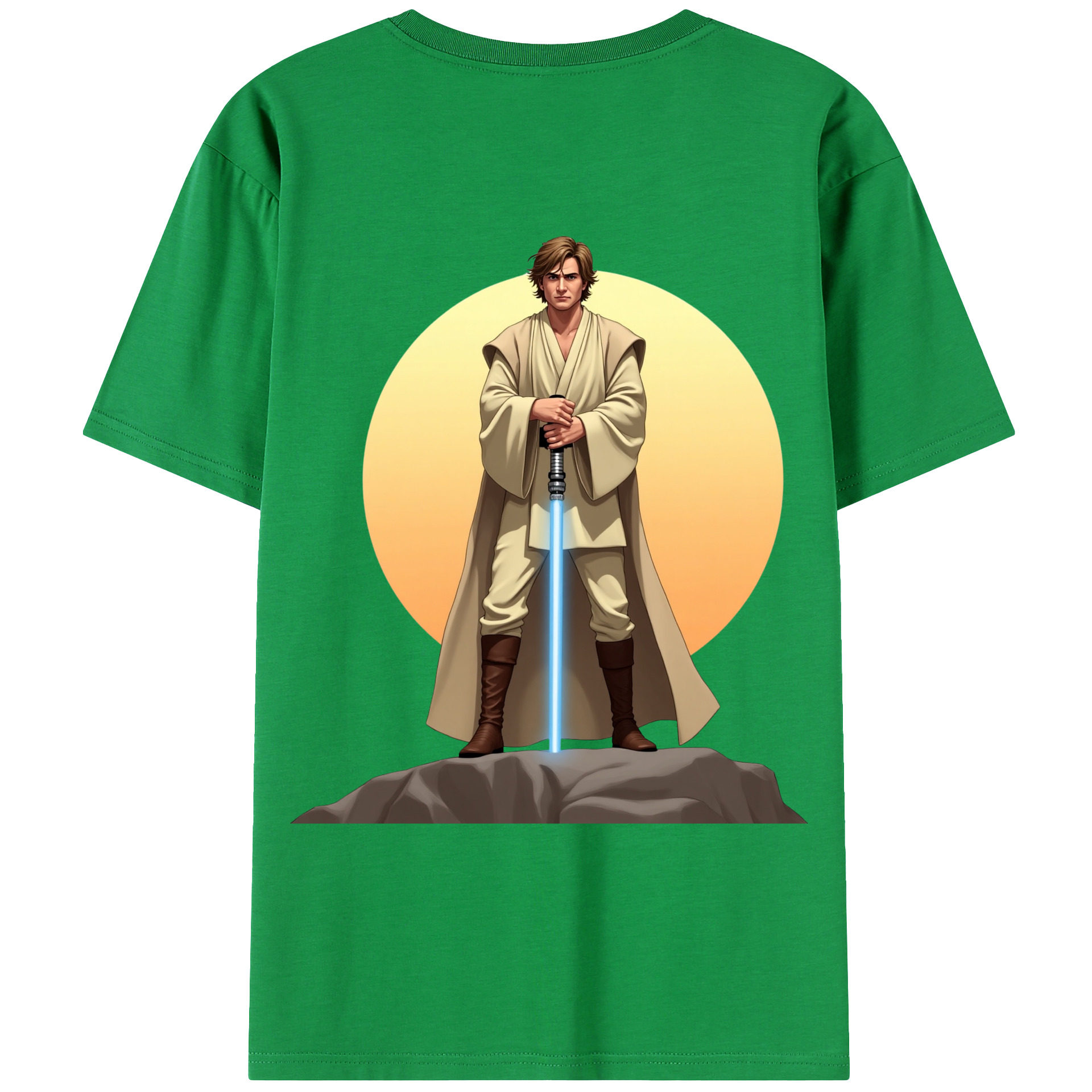（画像用） スター・ウォーズ Star Wars 綿100％ メンズ半袖Tシャツ（バックプリント） 通気性