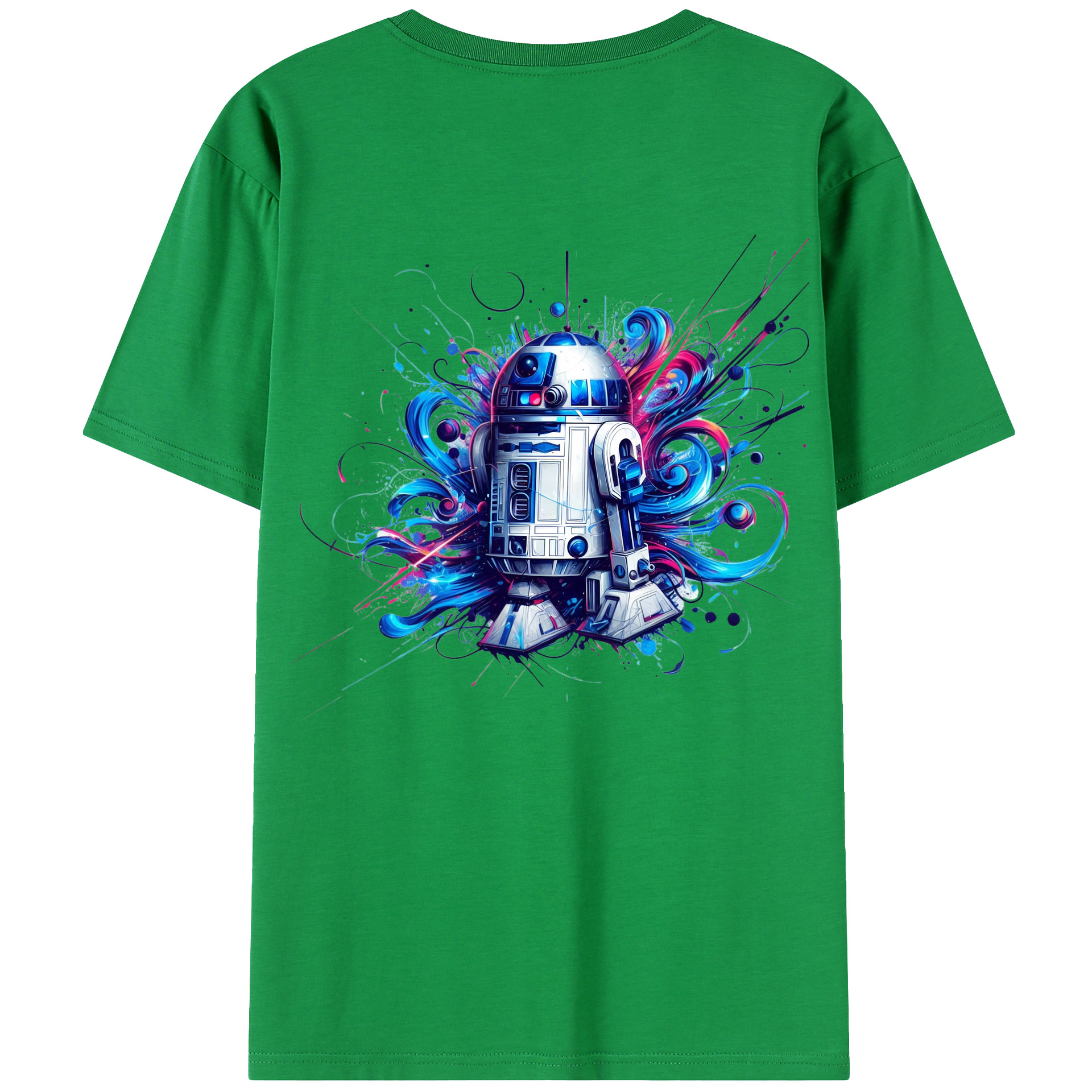 （画像用） スター・ウォーズ Star Wars 綿100％ メンズ半袖Tシャツ（バックプリント） 通気性
