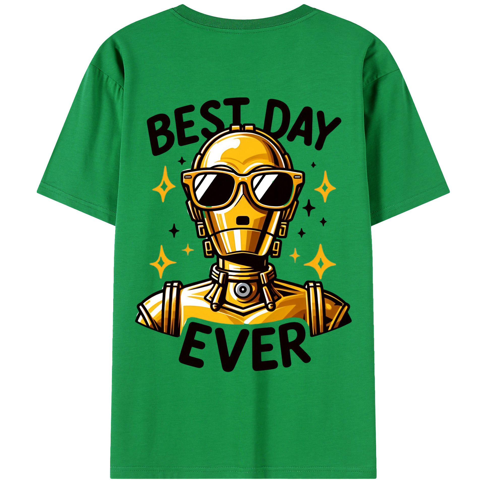 （画像用） スター・ウォーズ Star Wars 綿100％ メンズ半袖Tシャツ（バックプリント） 通気性