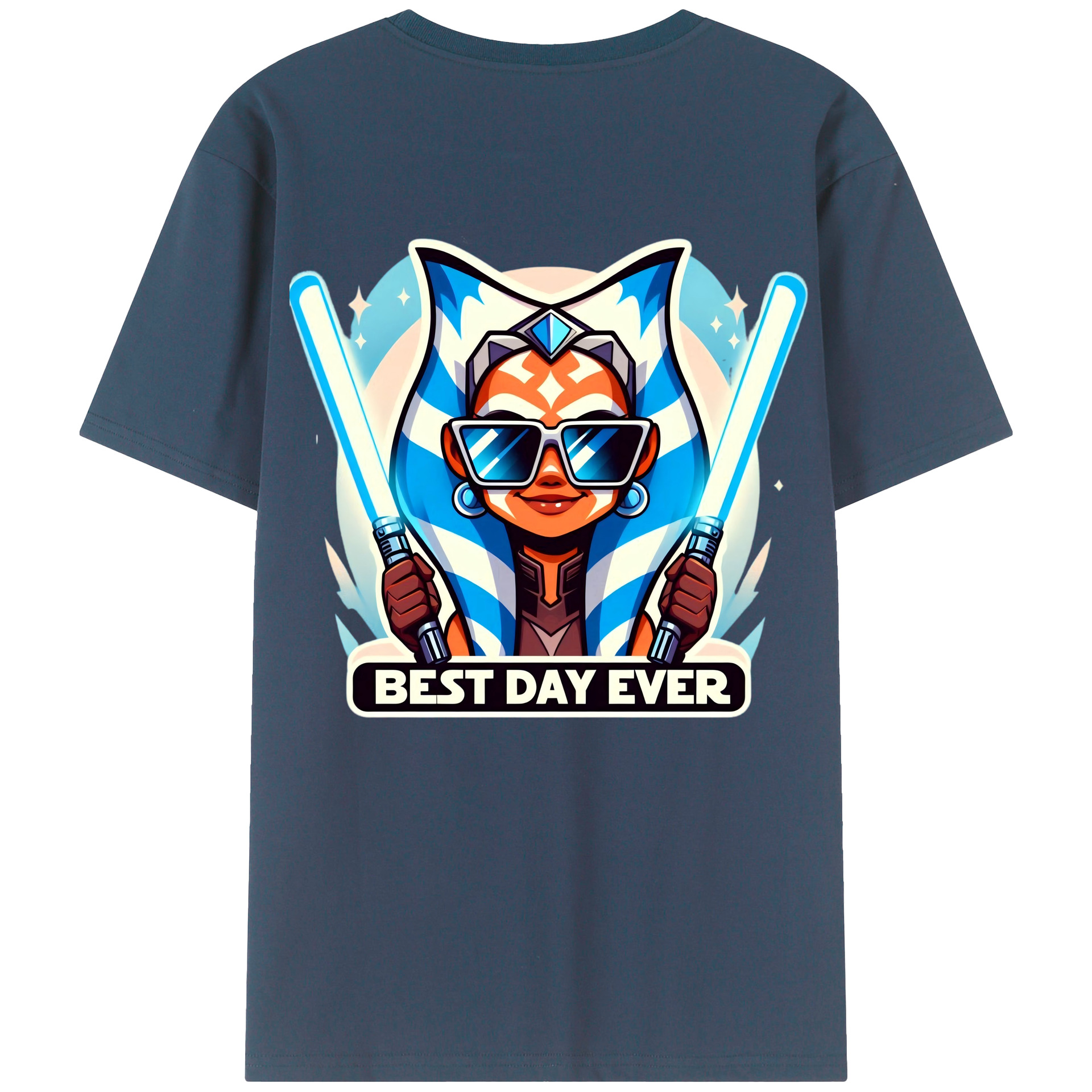 （画像用） スター・ウォーズ Star Wars 綿100％ メンズ半袖Tシャツ（バックプリント） 通気性