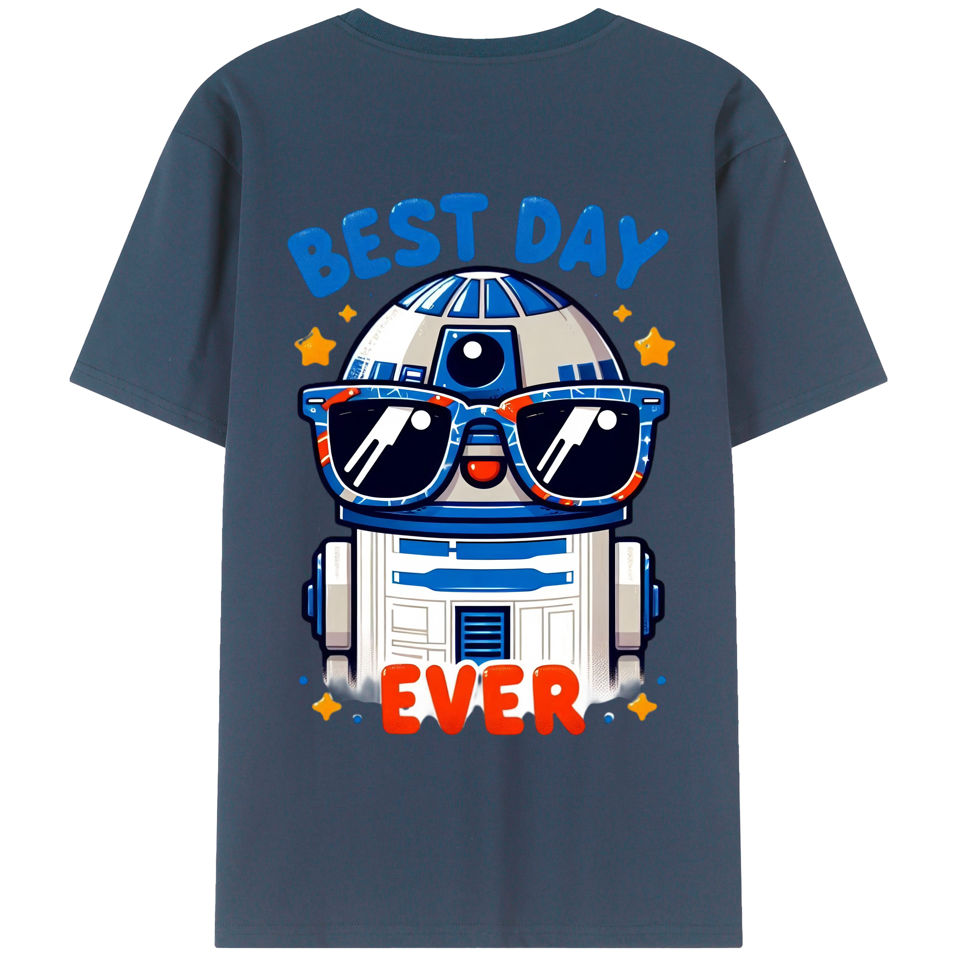 （画像用） スター・ウォーズ Star Wars 綿100％ メンズ半袖Tシャツ（バックプリント） 通気性