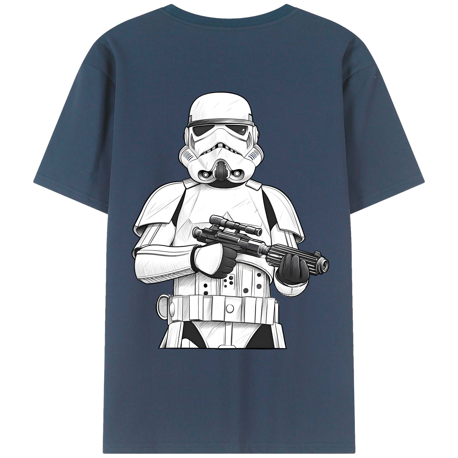 （画像用） スター・ウォーズ Star Wars 綿100％ メンズ半袖Tシャツ（バックプリント） 通気性