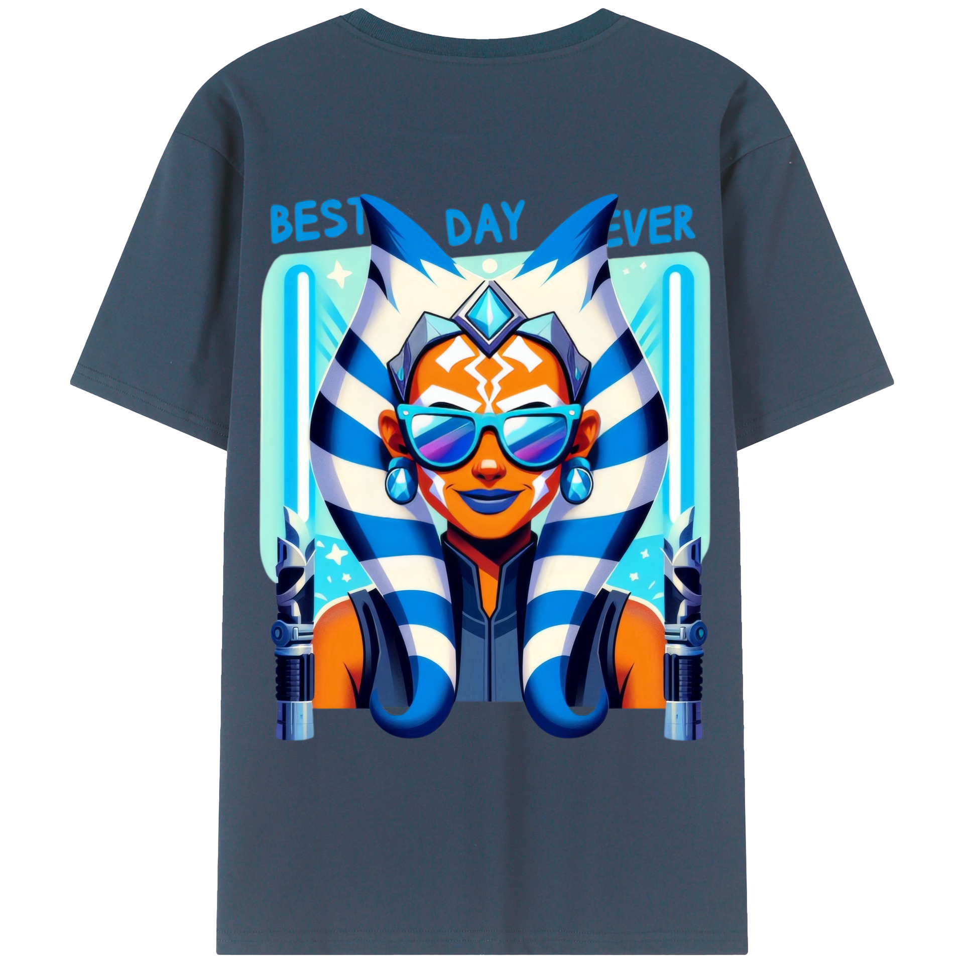 （画像用） スター・ウォーズ Star Wars 綿100％ メンズ半袖Tシャツ（バックプリント） 通気性