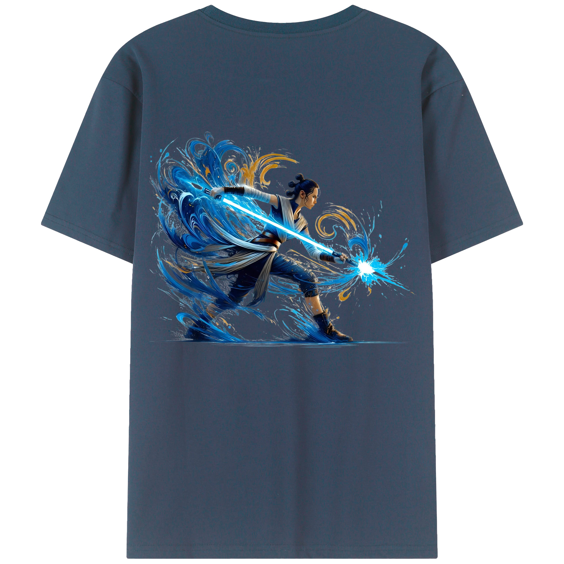 （画像用） スター・ウォーズ Star Wars 綿100％ メンズ半袖Tシャツ（バックプリント） 通気性