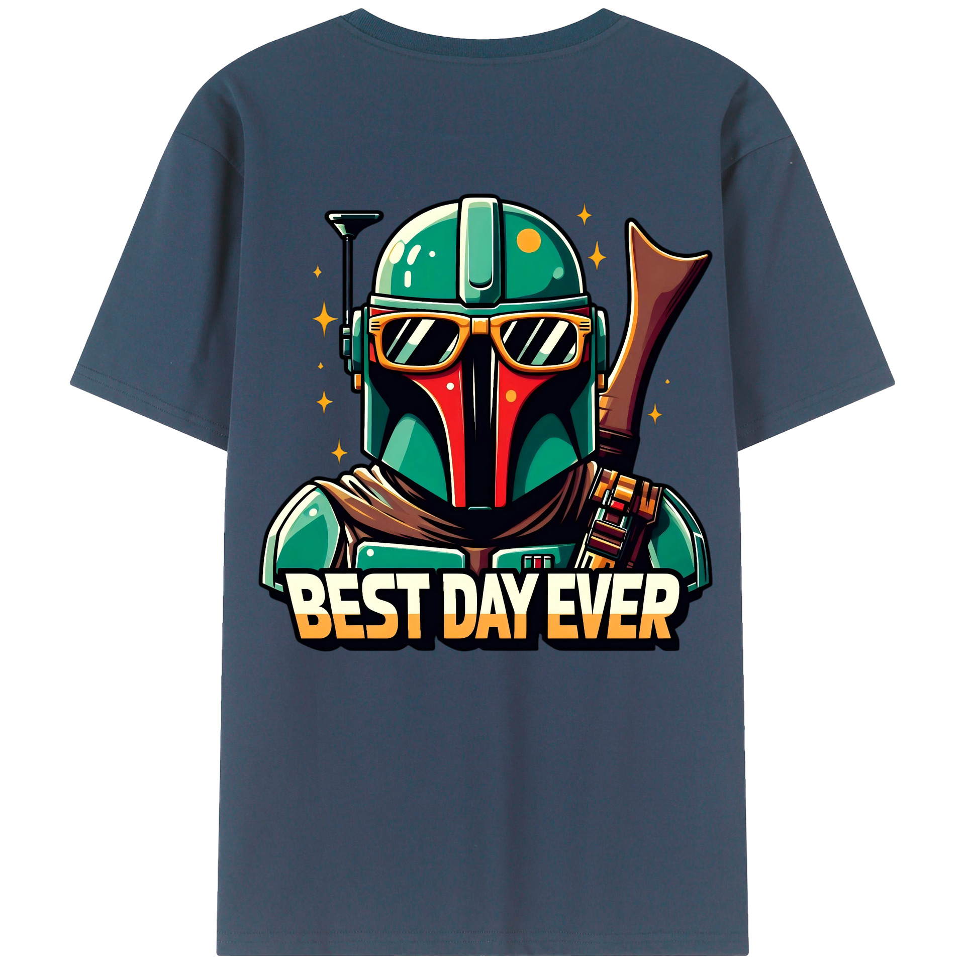 （画像用） スター・ウォーズ Star Wars 綿100％ メンズ半袖Tシャツ（バックプリント） 通気性
