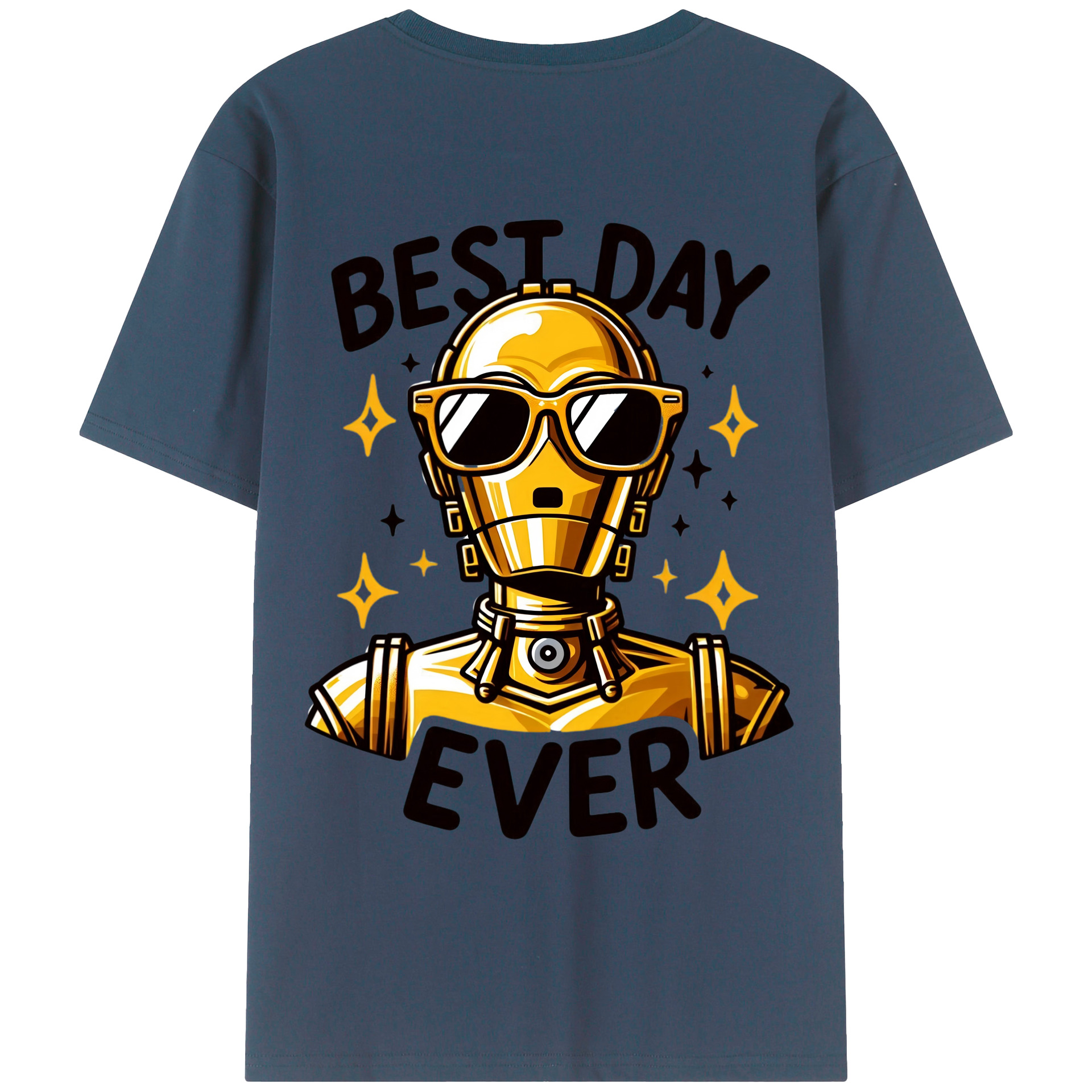 （画像用） スター・ウォーズ Star Wars 綿100％ メンズ半袖Tシャツ（バックプリント） 通気性