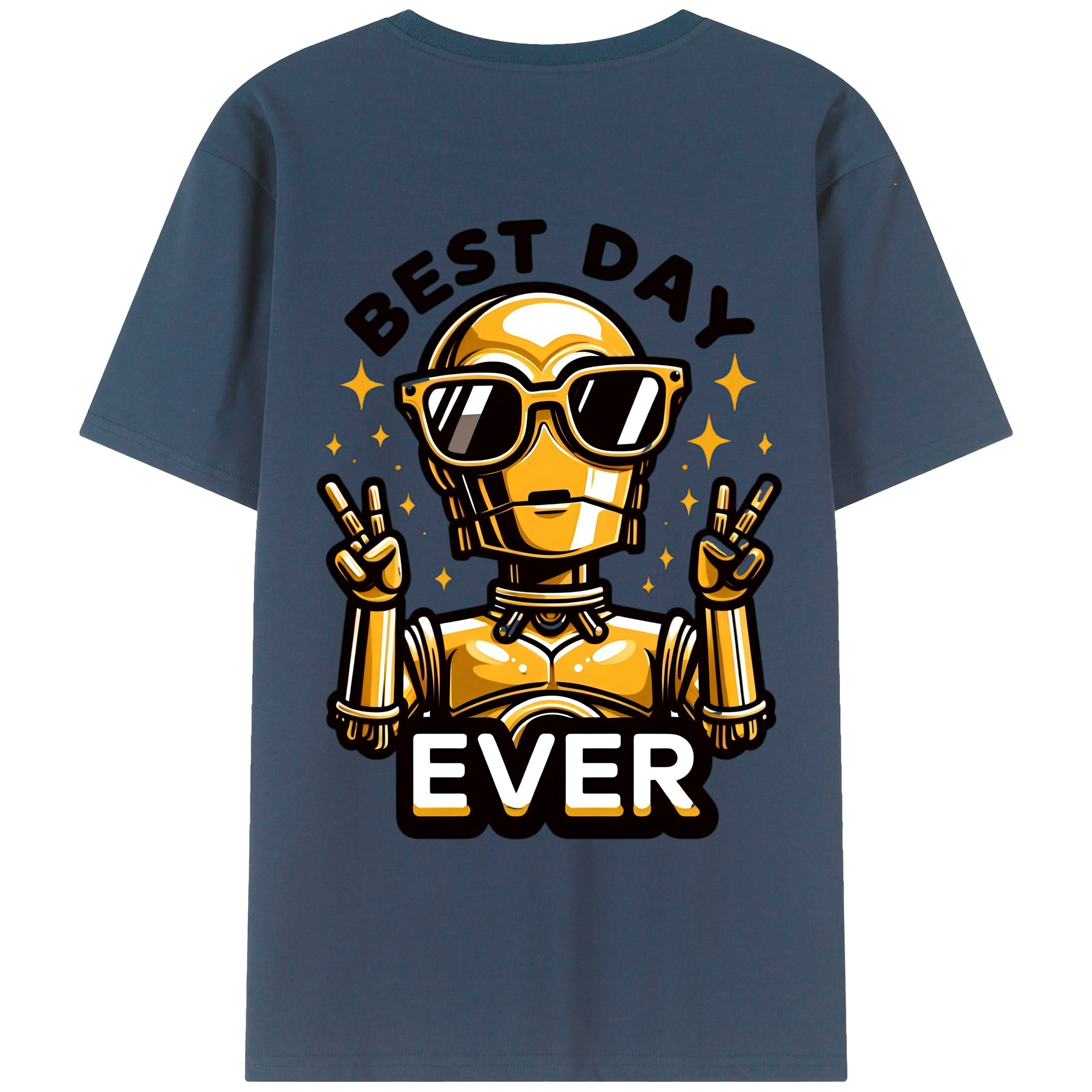 （画像用） スター・ウォーズ Star Wars 綿100％ メンズ半袖Tシャツ（バックプリント） 通気性