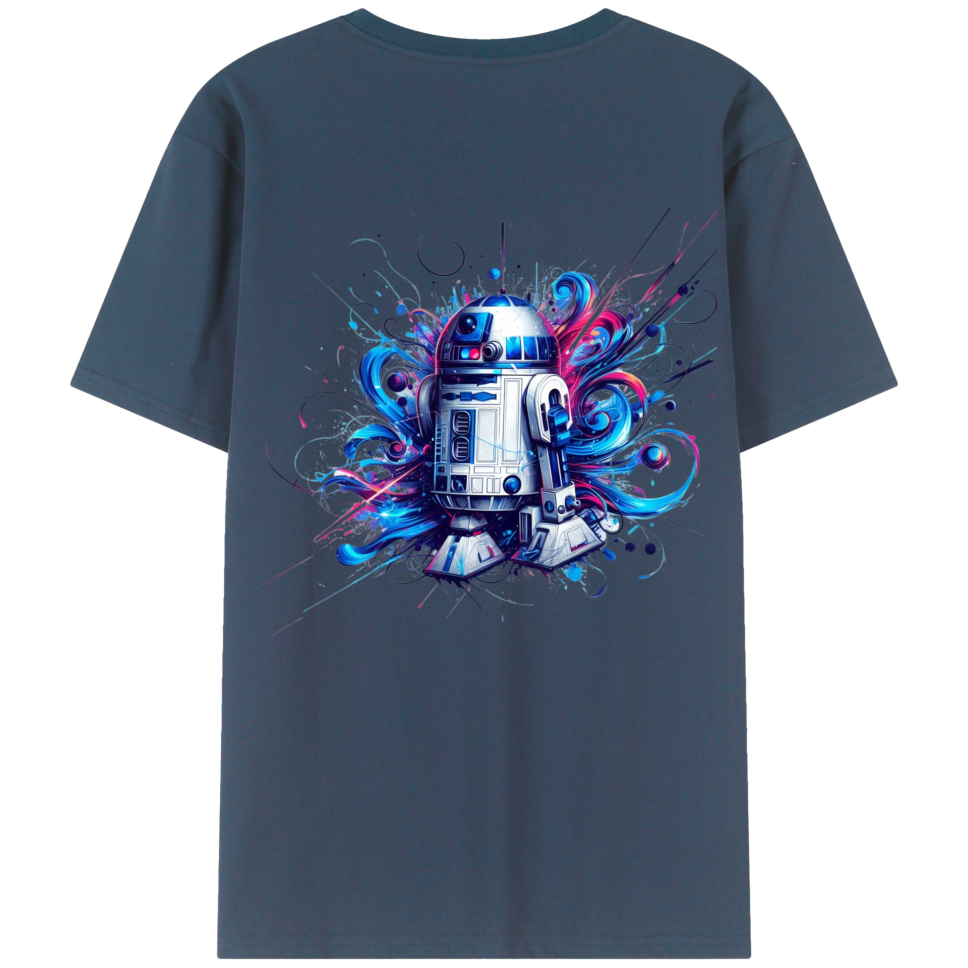 （画像用） スター・ウォーズ Star Wars 綿100％ メンズ半袖Tシャツ（バックプリント） 通気性