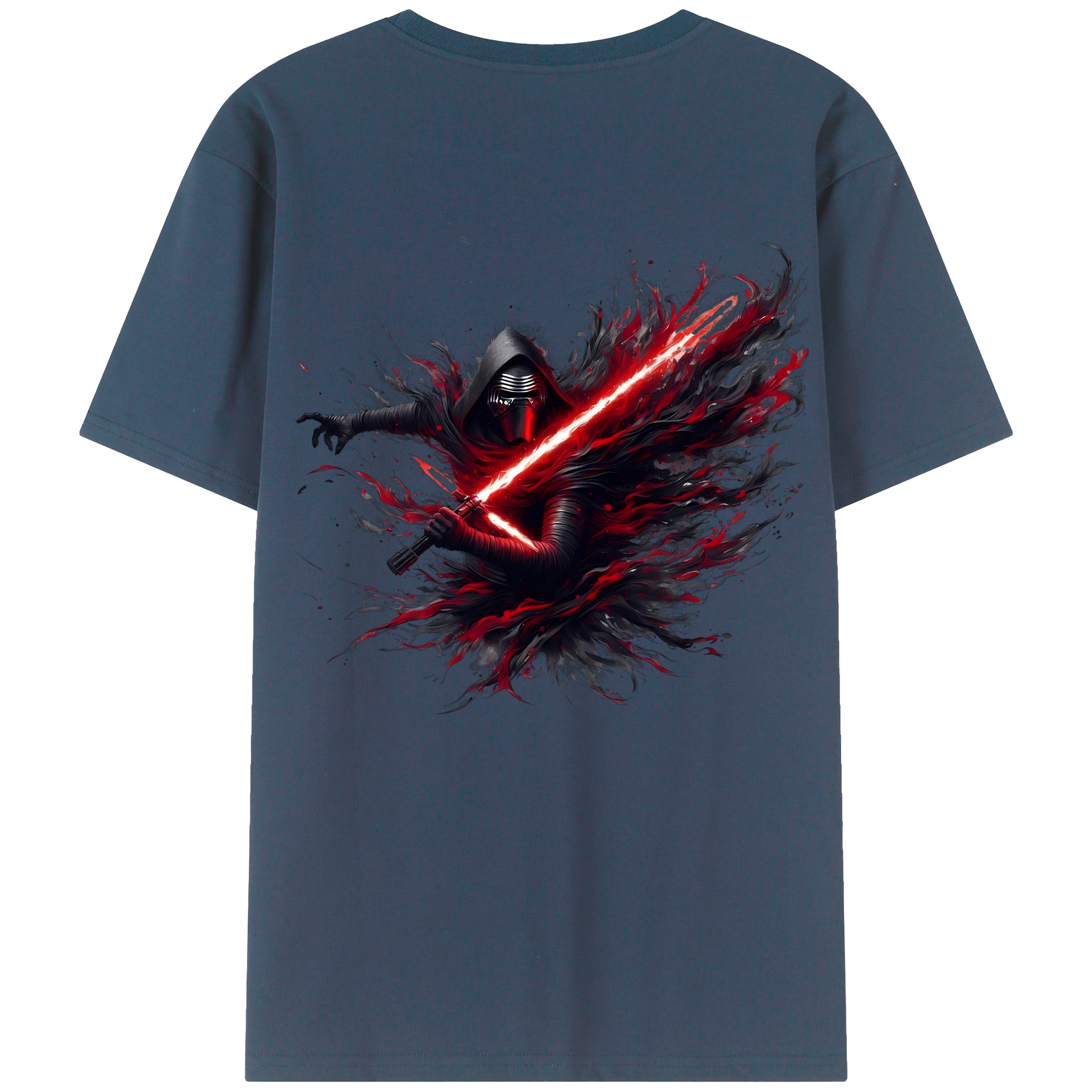 （画像用） スター・ウォーズ Star Wars 綿100％ メンズ半袖Tシャツ（バックプリント） 通気性