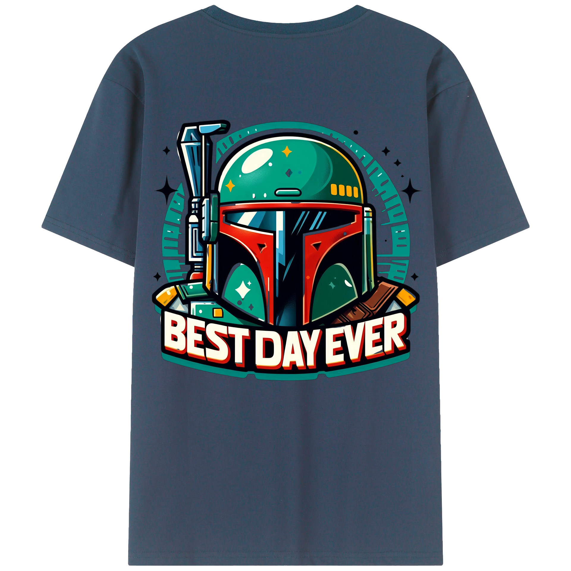 （画像用） スター・ウォーズ Star Wars 綿100％ メンズ半袖Tシャツ（バックプリント） 通気性