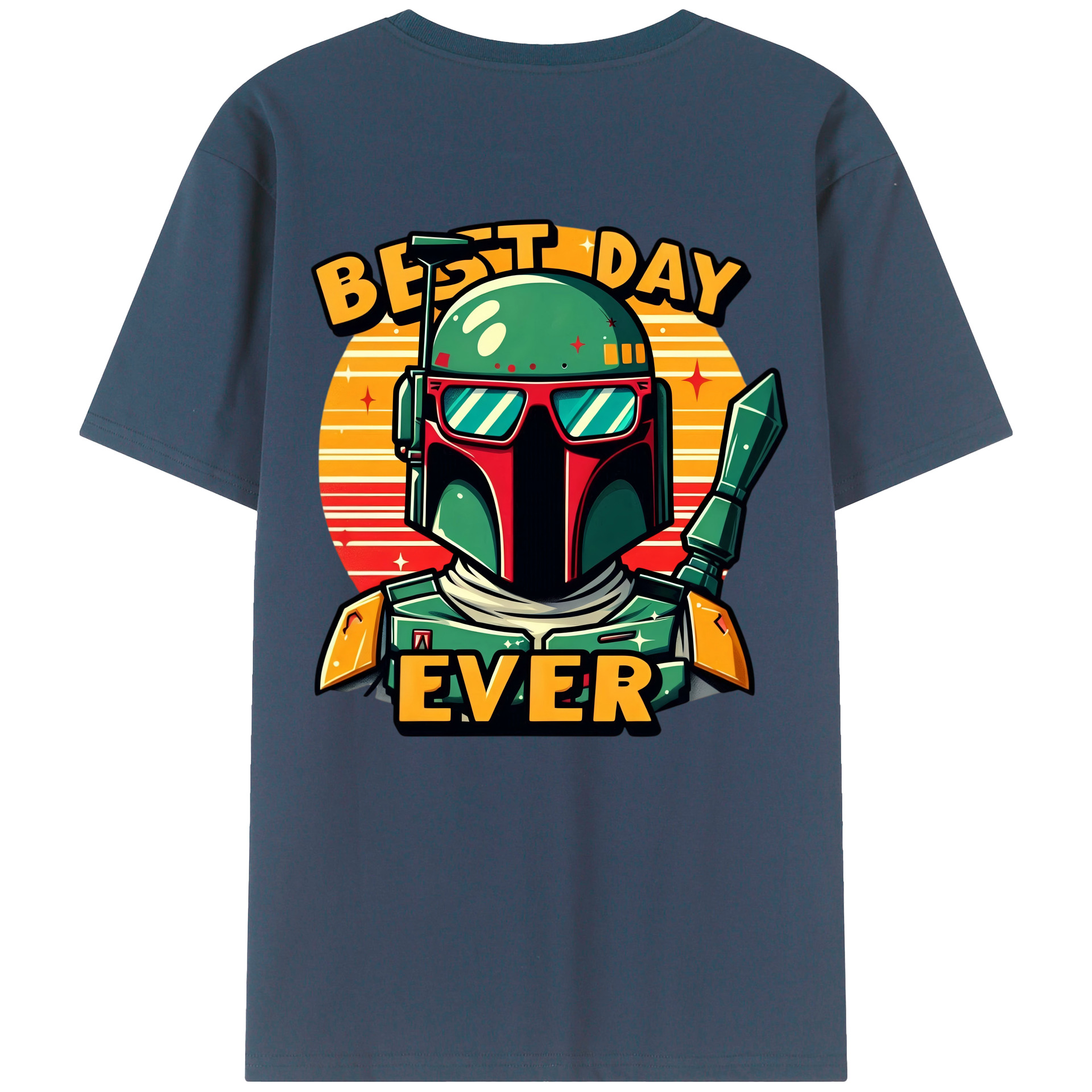 （画像用） スター・ウォーズ Star Wars 綿100％ メンズ半袖Tシャツ（バックプリント） 通気性