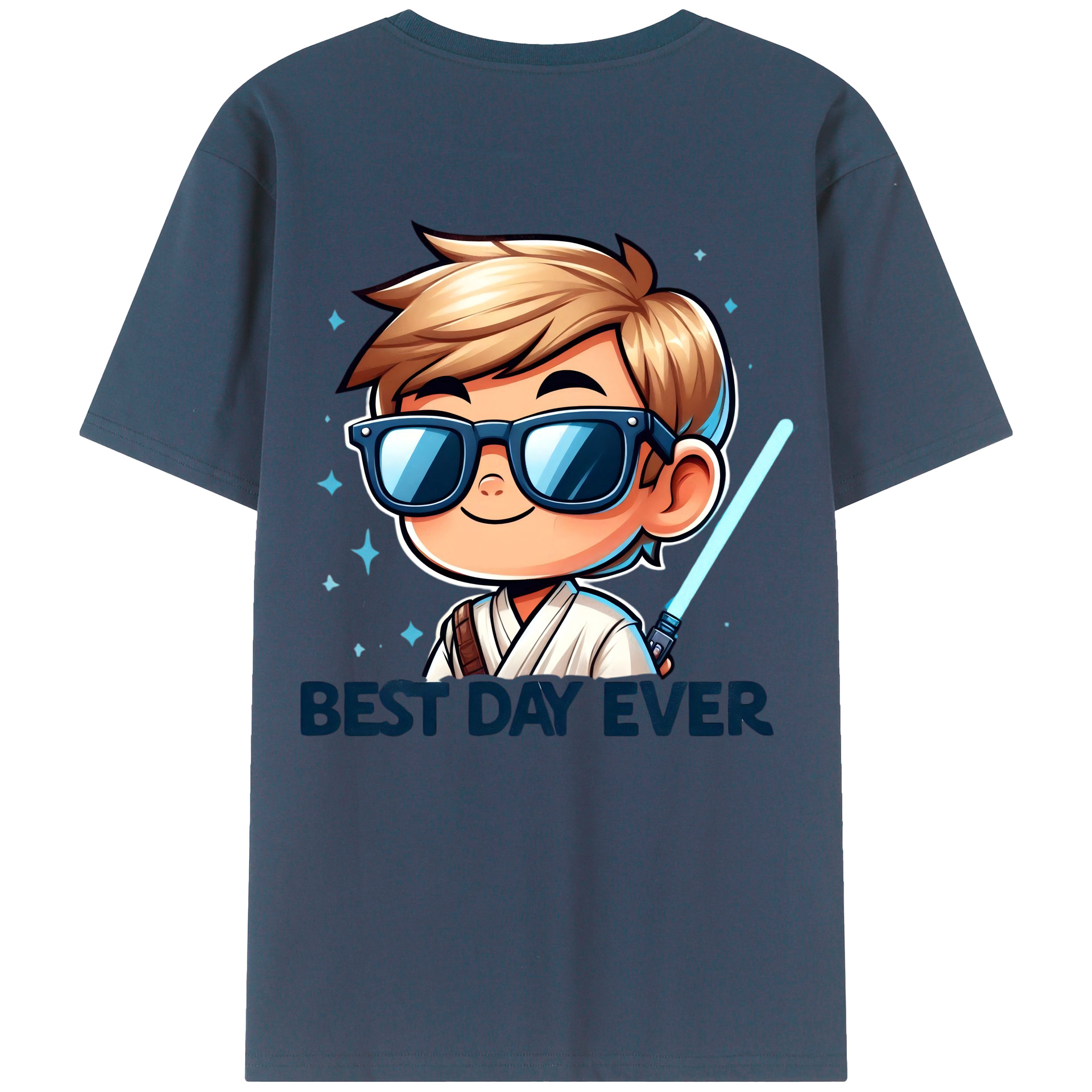 （画像用） スター・ウォーズ Star Wars 綿100％ メンズ半袖Tシャツ（バックプリント） 通気性