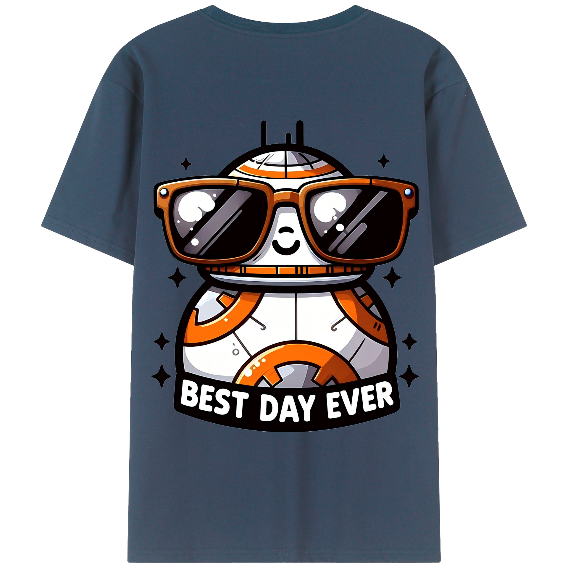 （画像用） スター・ウォーズ Star Wars 綿100％ メンズ半袖Tシャツ（バックプリント） 通気性
